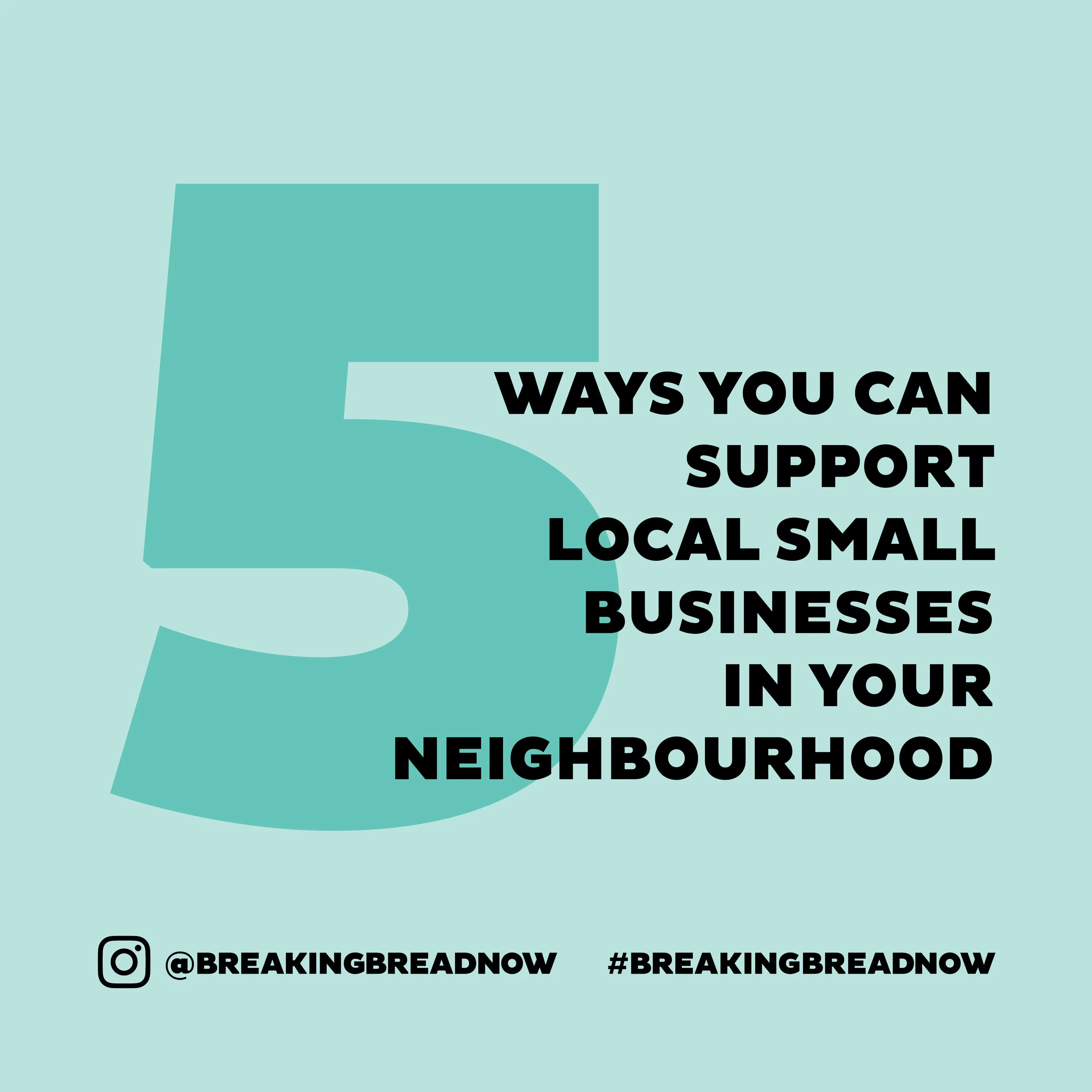 Ways to Support local Businesses