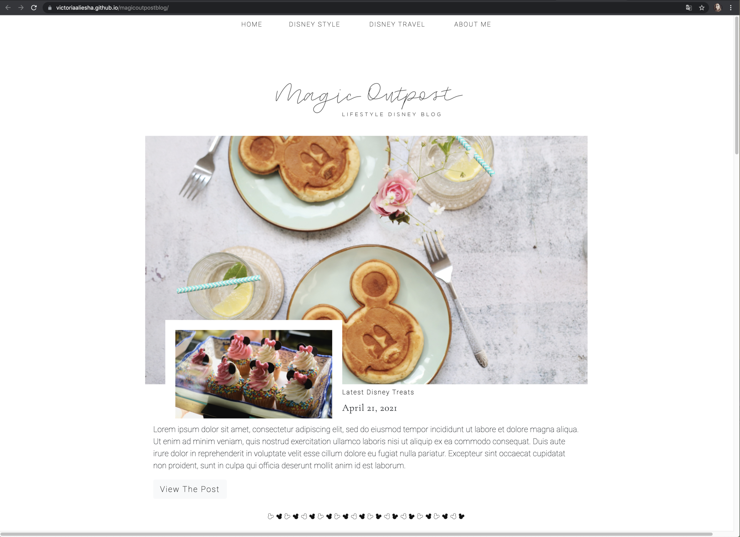 Lifestyle Blog Template