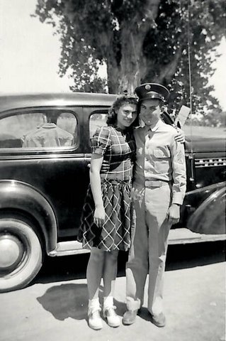 Falene &amp; Jearl Lisonbee 1942. Lived with them 1949-50. 