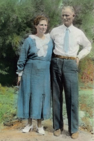 Grandma &amp; Grandpa Herbert - 1940