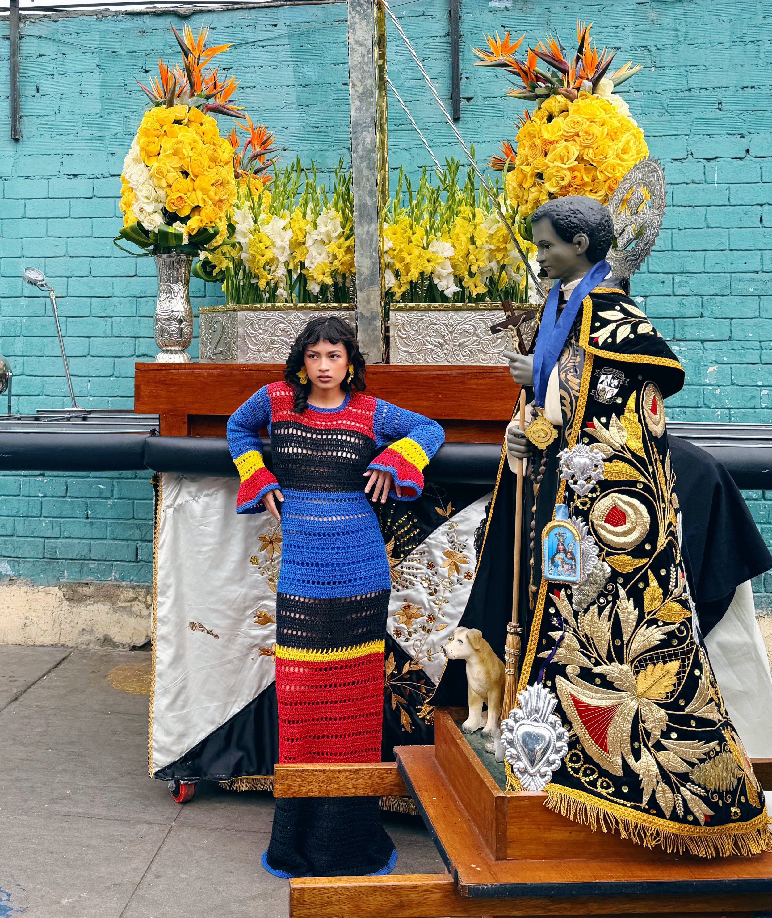 Colores del Kene Crochet Dress