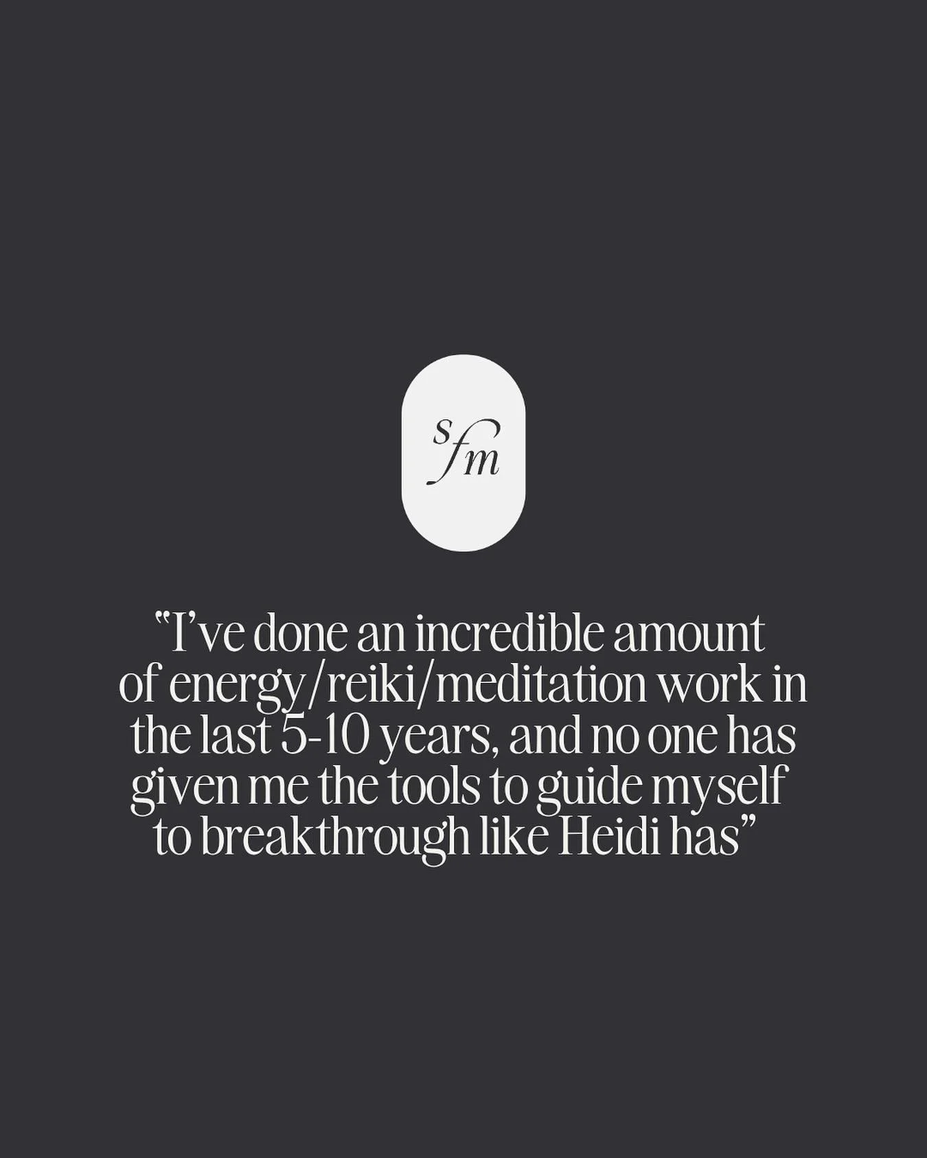 We stop outsourcing our breakthroughs in Soul Forward Merhod&trade;️

Because in each of the 7 modules is a breakthrough waiting to be had. 

You just pick which kind you want to have and settle in ☺️

No more hoping the next retreat, breathwork or t