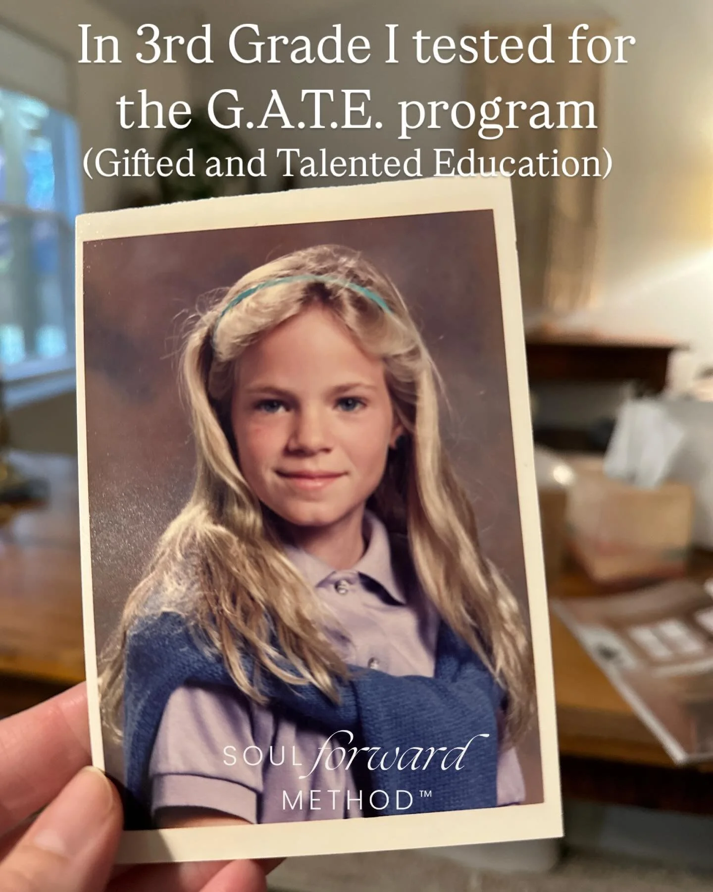 What a sneaky little wound.

One measly day of testing in third grade that I carried like a backpack filled with bricks within me for decades - without even realizing it.

It separated me from my belief in myself. 

It amplified an existing subconsci