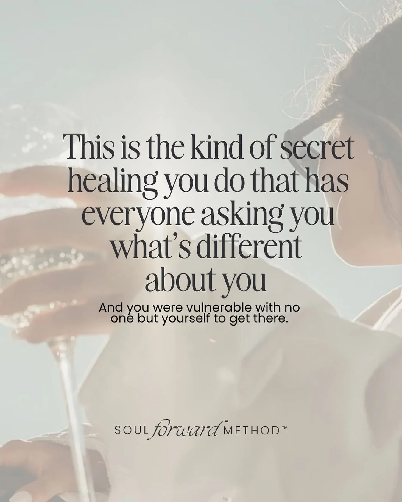 They can&rsquo;t put their finger on it - but they know there&rsquo;s something different.

It&rsquo;s not a haircut.
It&rsquo;s not that you dropped a few pounds.
And no, you didn&rsquo;t just get back from vacation.

It&rsquo;s energetic.
You&rsquo