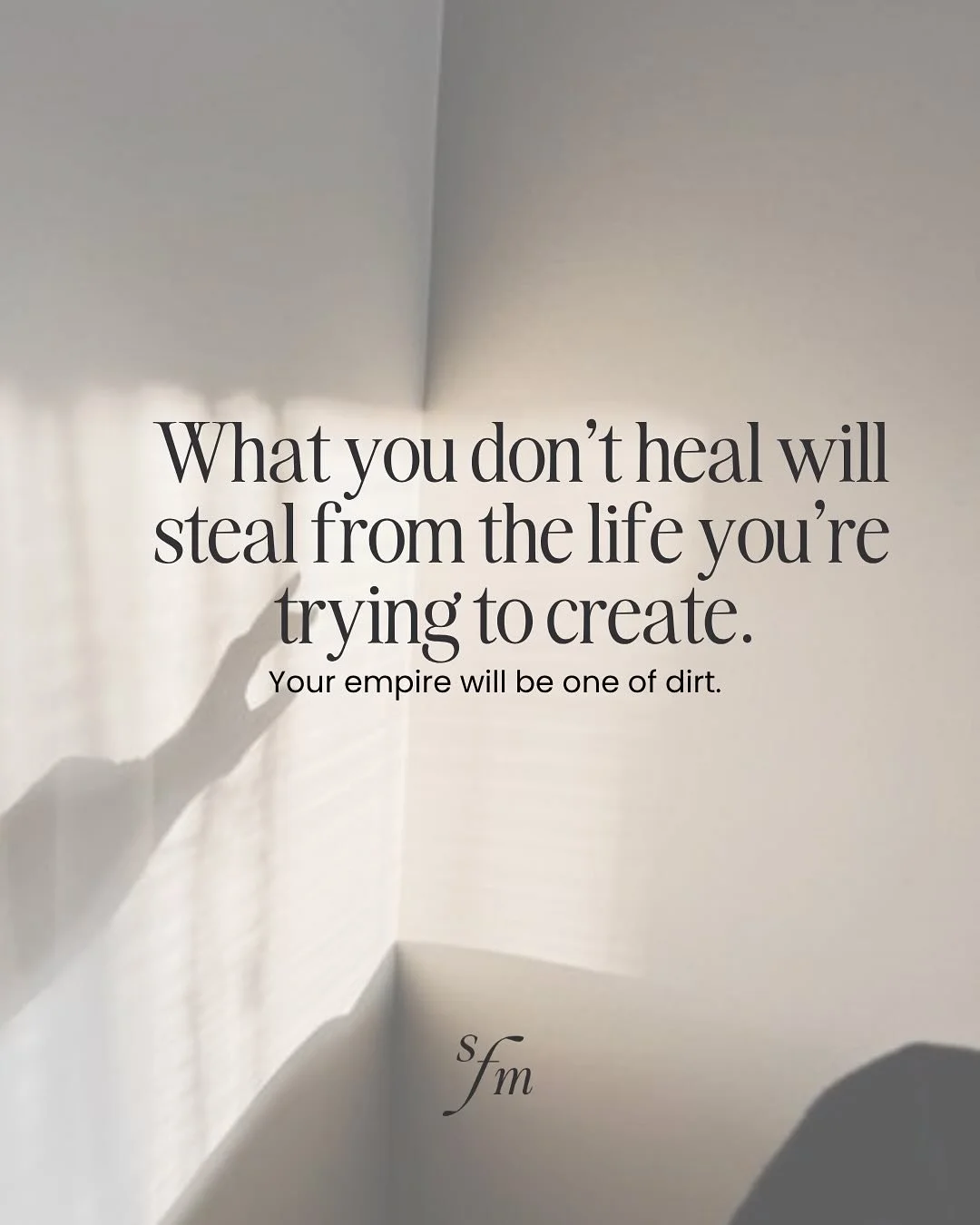 You waste so many precious resources trying to manage or contort your way through life with tools that can&rsquo;t get you what you need.

Every time you outsource to someone else to help you deal with what&rsquo;s showing up in your life - what you 