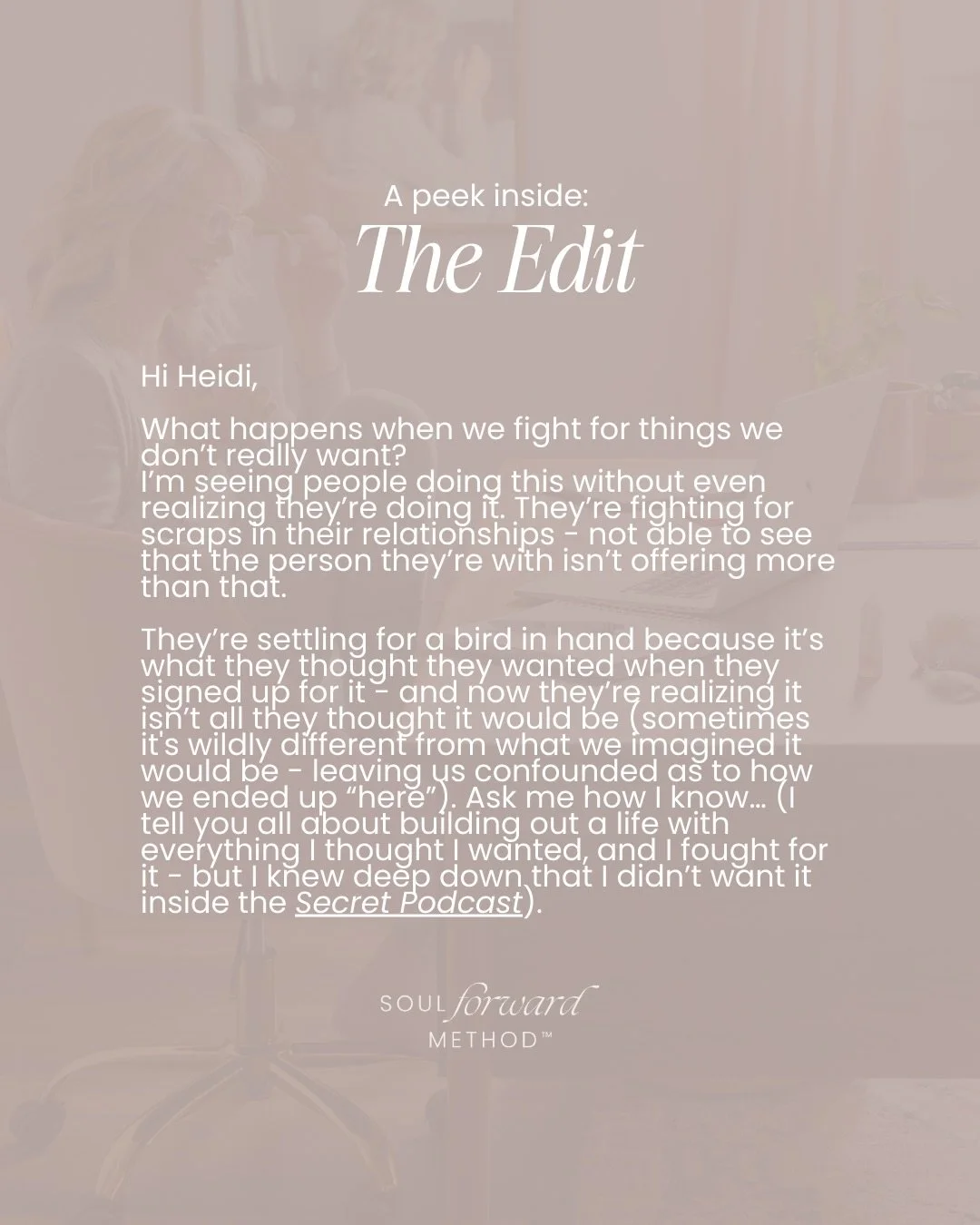 This week&rsquo;s edition of The Edit wanted to live on IG. 

This Tuesday newsletter is even more personal than what I post on IG - it&rsquo;s more fun to share there because I know everyone reading wants to hear what I share.

So I get down to the 