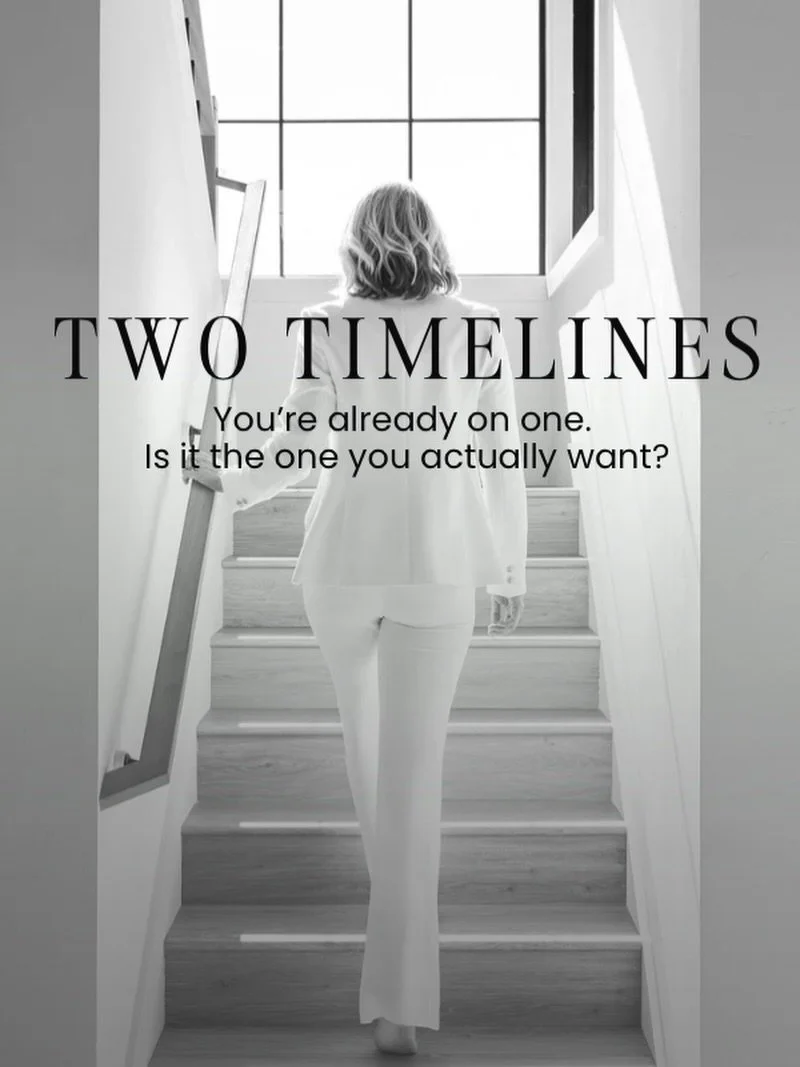 Two Timelines - Two Futures - Two Legacies

You&rsquo;re creating one but it might be keeping you from something greater.

Linked in my bio is full access to the Two Timelines experience where you&rsquo;ll see where you&rsquo;re headed and where your