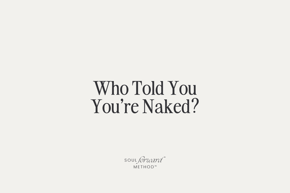 Who Told You You’re 