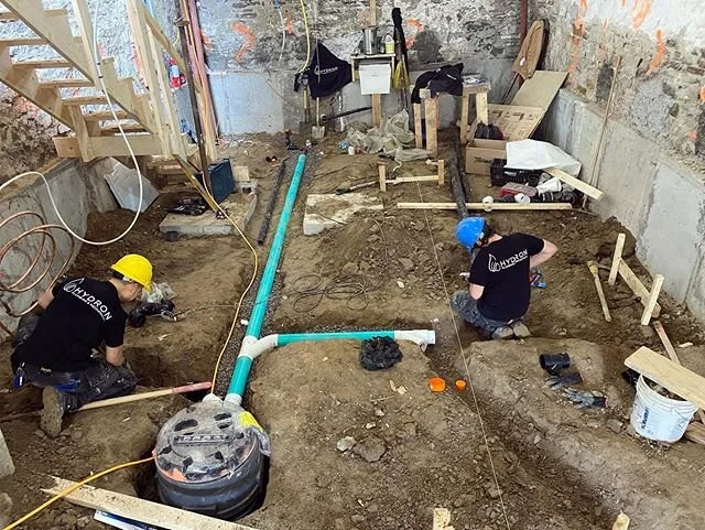 HYD278 - Day 1 and underground done, ready for inspection. It&rsquo;s always a tough day when digging trenches in the compact clay but with the right attitude, tools and elbow grease, the ground didn&rsquo;t stand a chance. Looking forward to startin