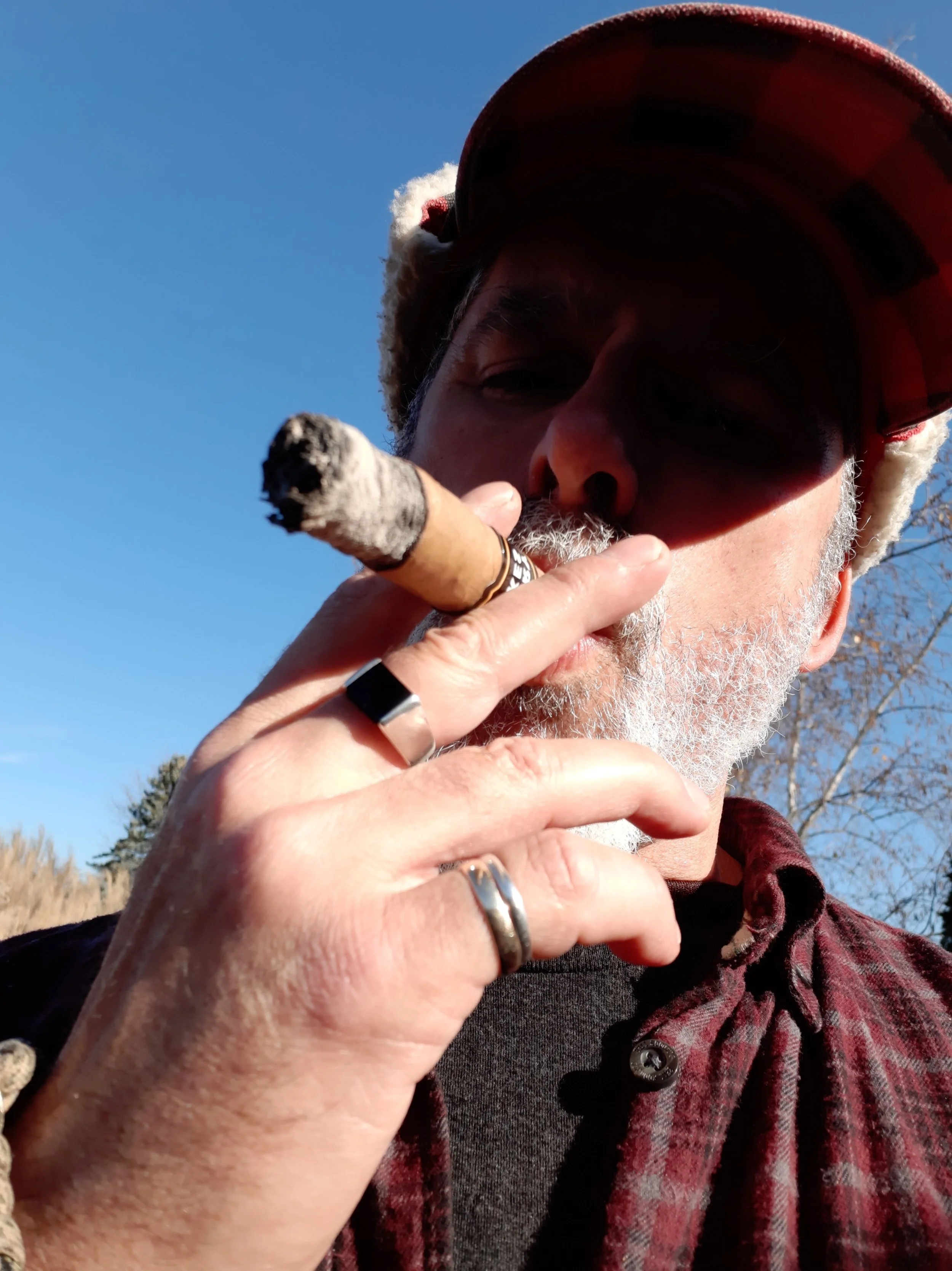 Friends on the Rocks. Cheers, Savages & Cigars.