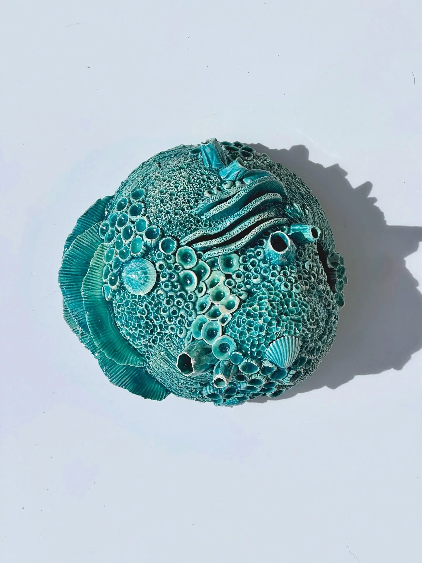 🪸 2/2 Recife de 2025
Pe&ccedil;a &uacute;nica.
Este ano decidi criar dois Recifes. 

#handmade #ceramic #reef #sealovers #sea #mar