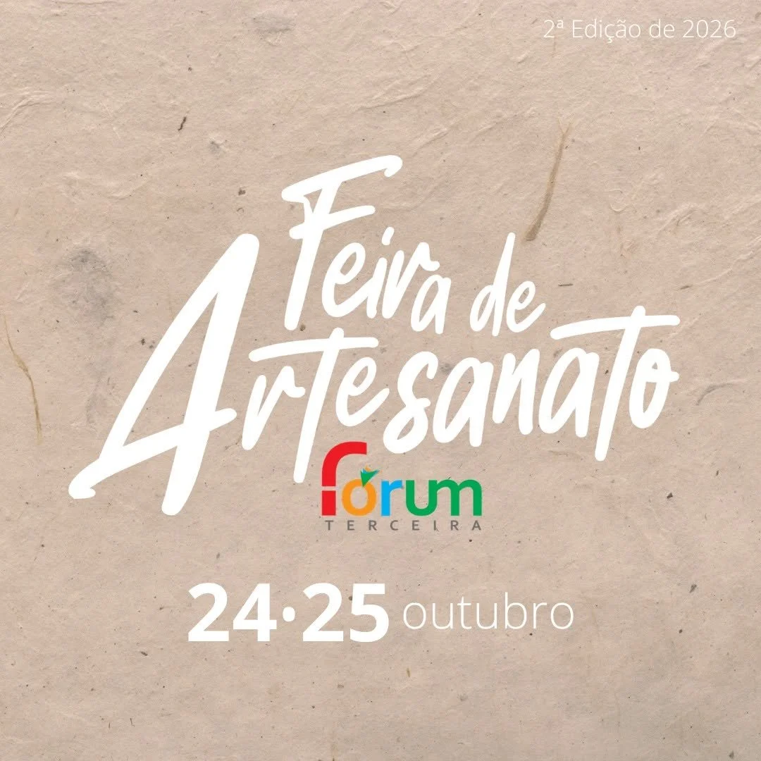 Este fim de semana vou estar no F&oacute;rum Terceira! ☺️
Dias 24 e 25 de outubro. 

Vem conhecer o meu trabalho ao vivo e, quem sabe, encontrar j&aacute; algumas ideias para oferecer neste Natal.

At&eacute; l&aacute;!