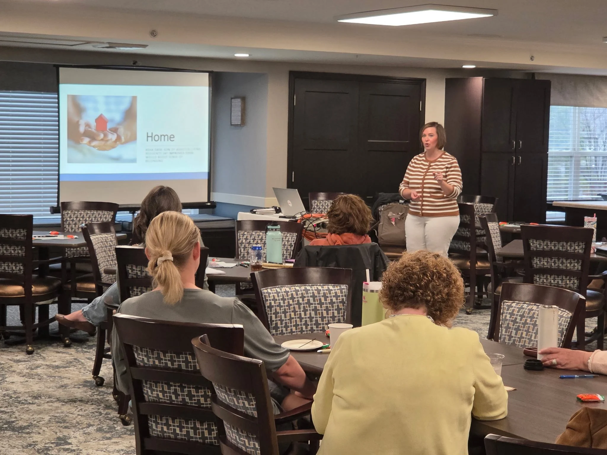 Amy Bollam speaking at St. Louis/St. Charles Region