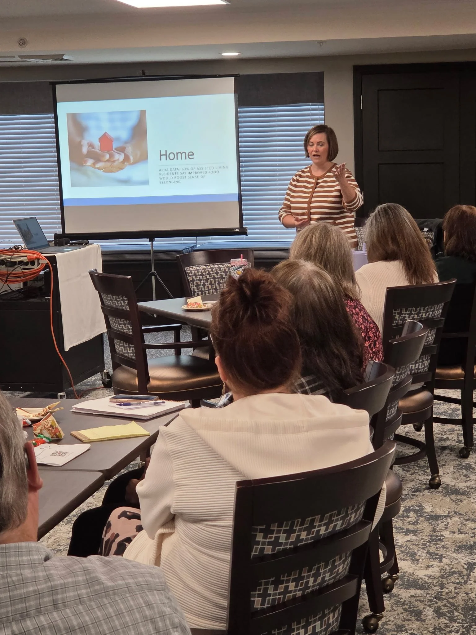 Amy Bollam speaking at St. Louis/St. Charles Region