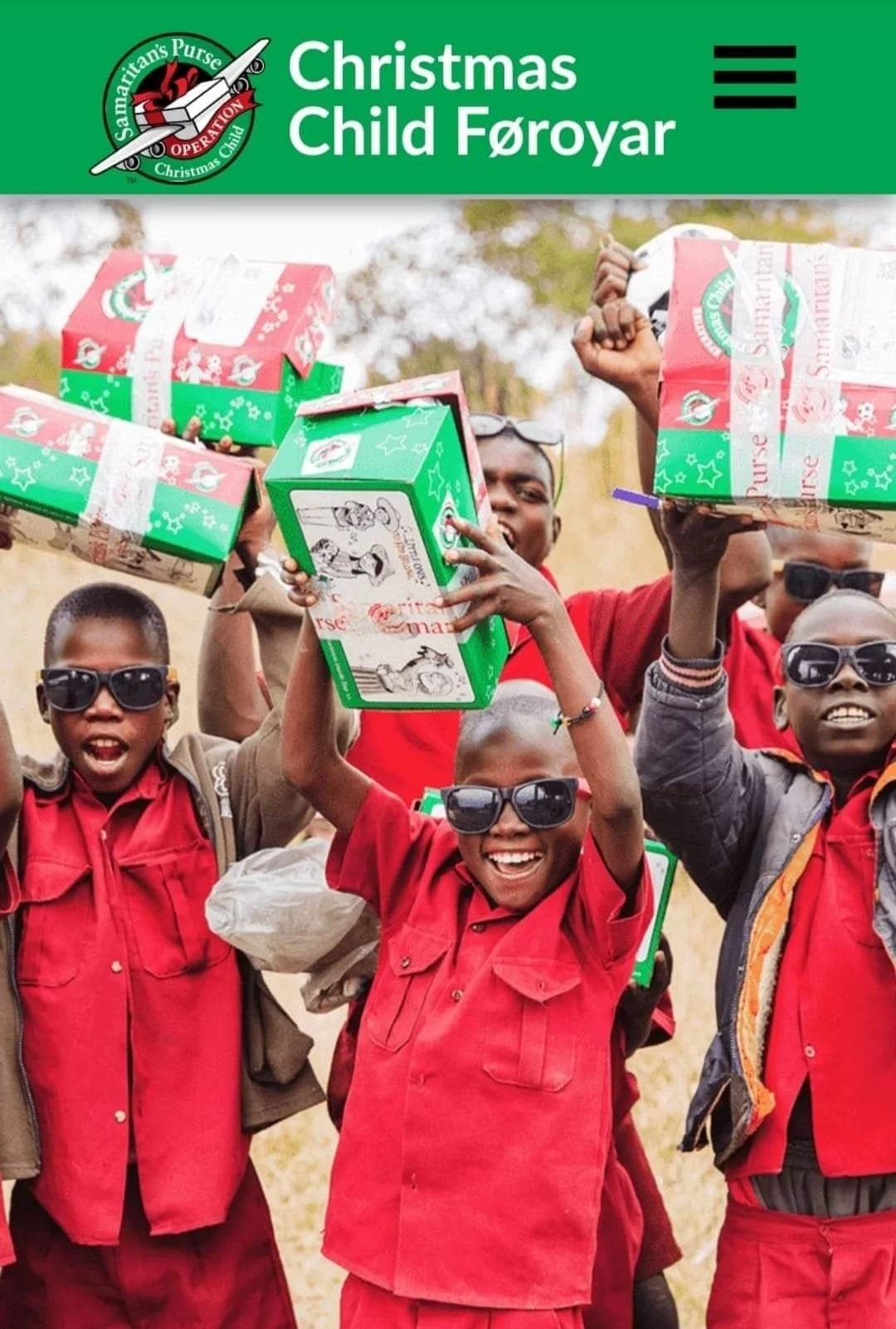 Christmas Child erskjur