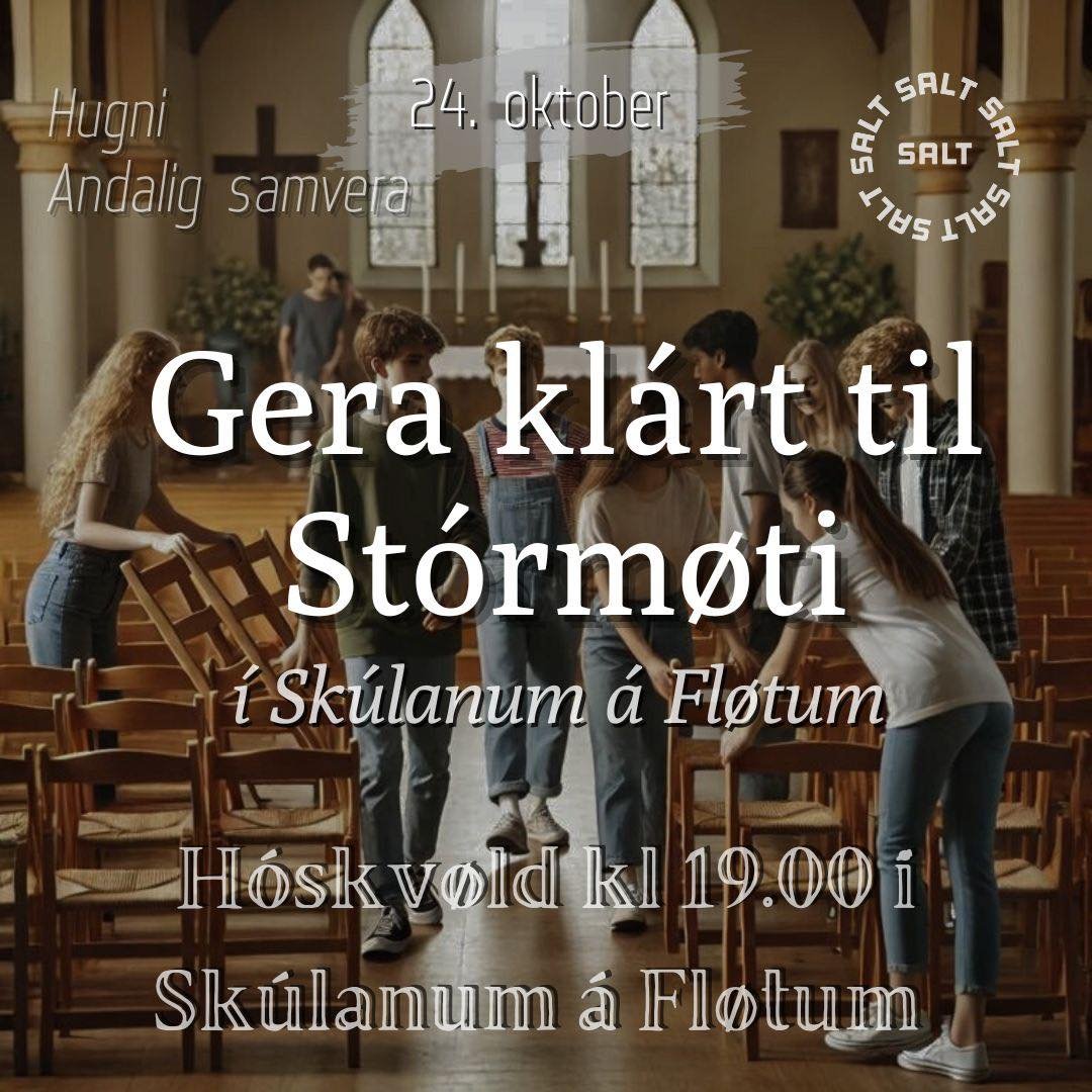 Heyyheyy fittu tit ❤

H&oacute;skv&oslash;ldi&eth; ver&eth;ur ikki ungd&oacute;msm&oslash;ti, men heldur fara vit &oslash;ll ni&eth;an &iacute; Sk&uacute;lan &aacute; Fl&oslash;tum at gera kl&aacute;rt til St&oacute;rm&oslash;tini 🤩💪 oooog kanska t