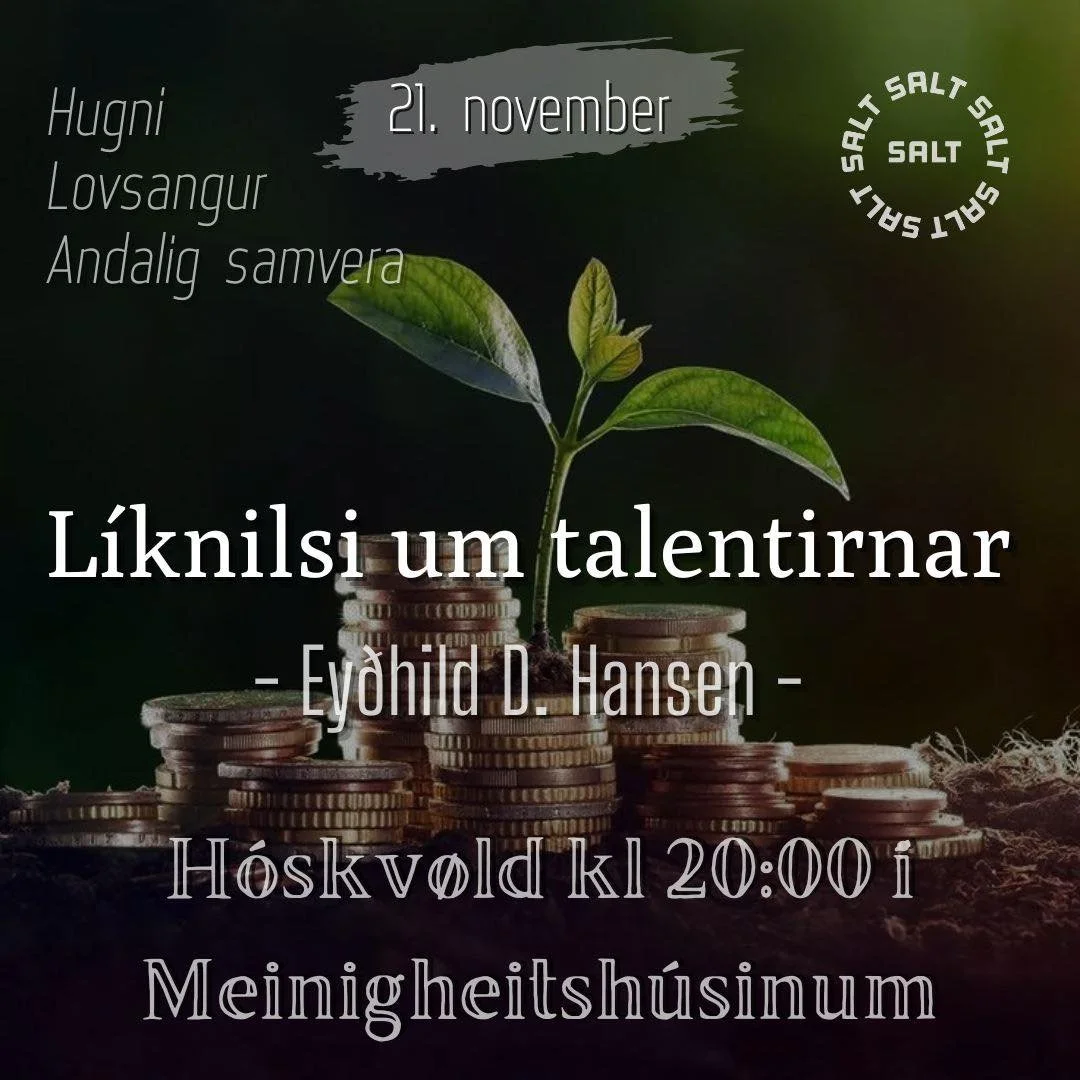 Heyyy Heyy tit!❤️

&Iacute; anna&eth;kv&oslash;ld talar Ey&eth;hild D. Hansen um &ldquo;L&iacute;knilsi Um Talentirnar&rdquo; 💰 
Eftir m&oslash;ti fara vit at gera j&oacute;laheilsanir, i&eth; fara &uacute;t til tey eldru &iacute; desember 🥰 eisini