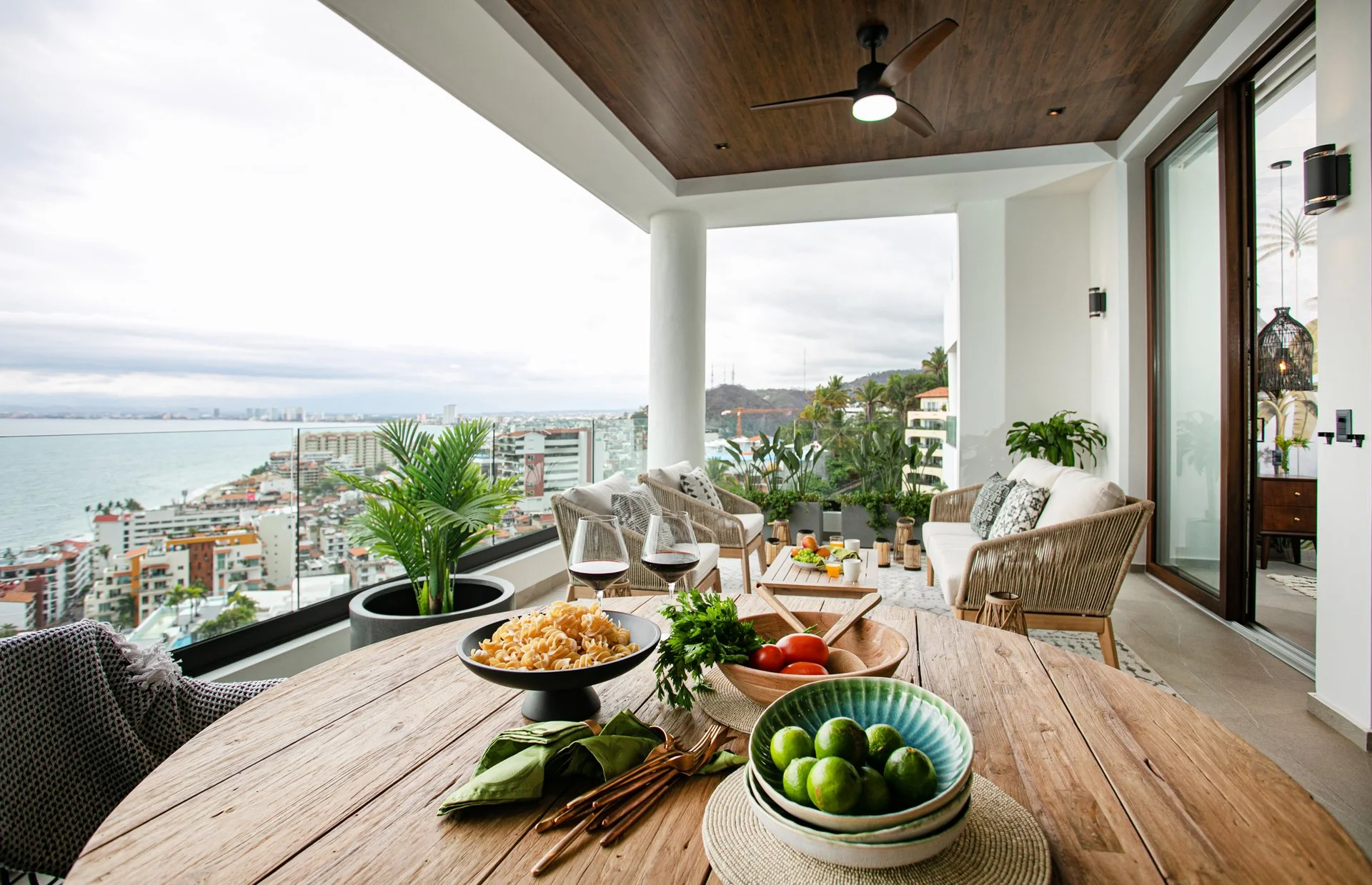 Las Verandas Penthouse Terrace designed by CRATE Interiors