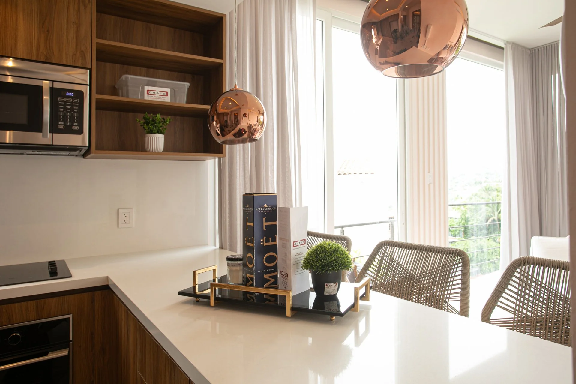 CRATE Interiors has built its process around expert sequencing, a professional White Glove Install and a single point of contact from design plan to final Big Reveal.