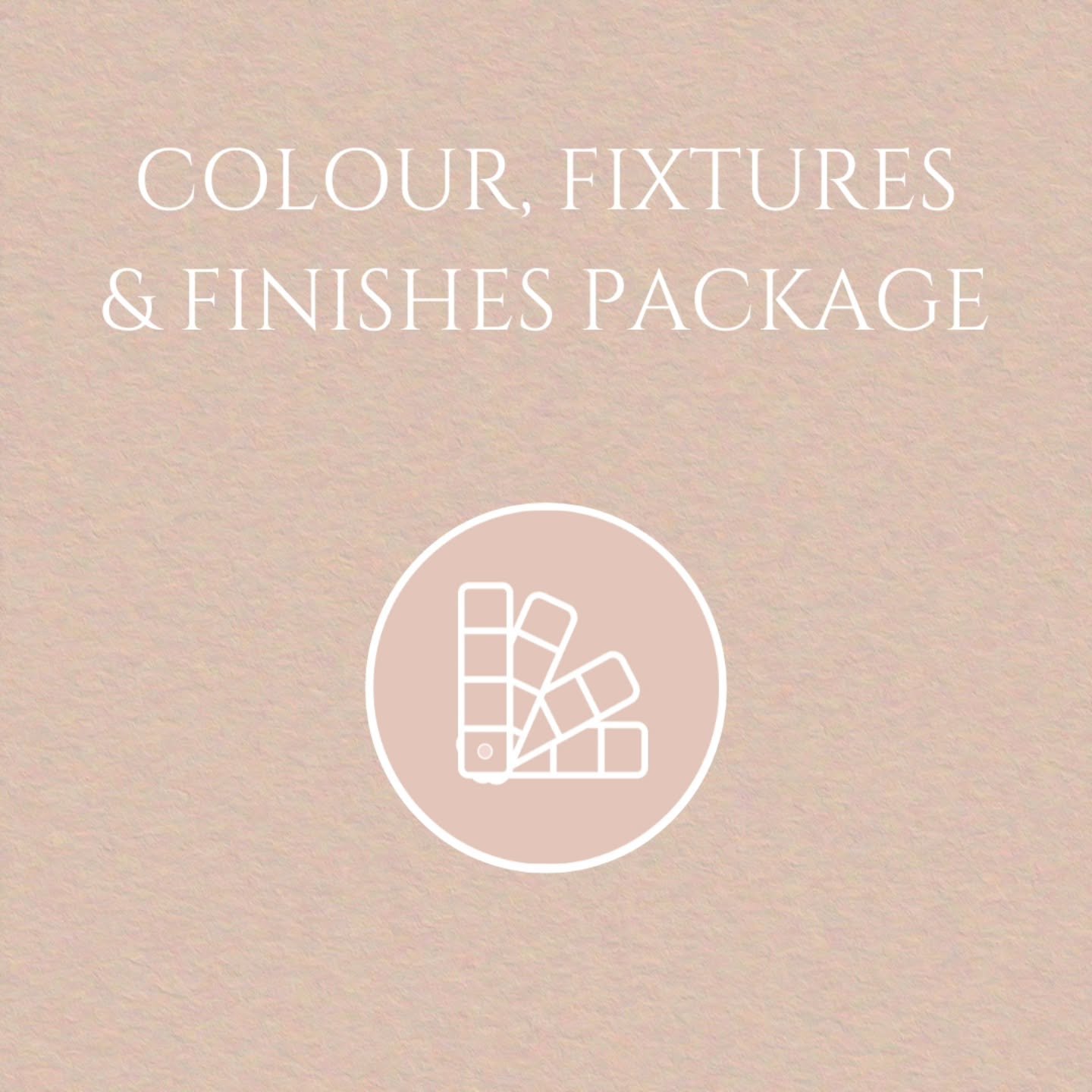 How does the Colour, Finishes and Fixtures Package work?

Designed to assist those in the building or renovating stages who require assistance in selecting paint colours both internal or external, carpet or hard flooring, and window furnishings.

Her