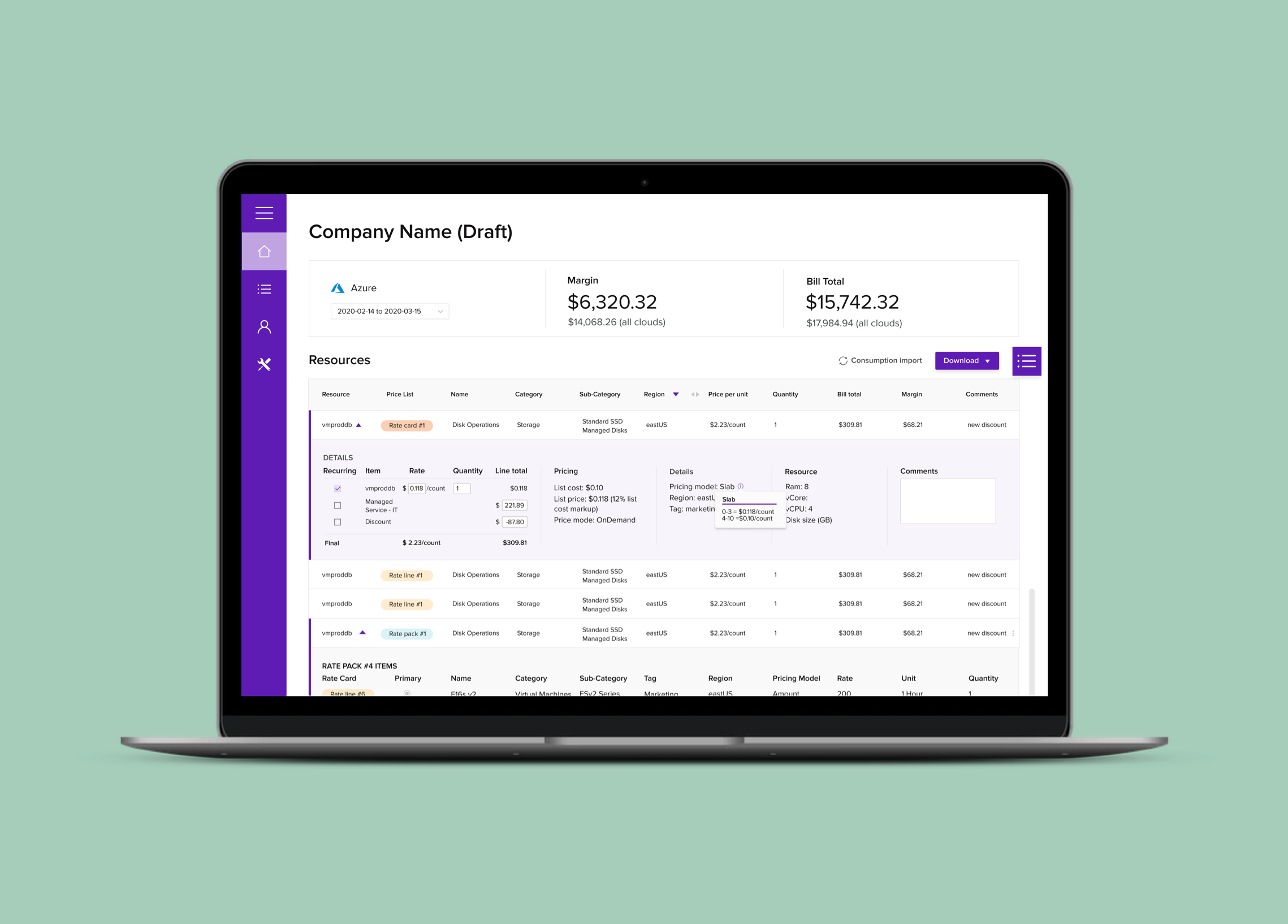 Cloud Service Provider Billing System