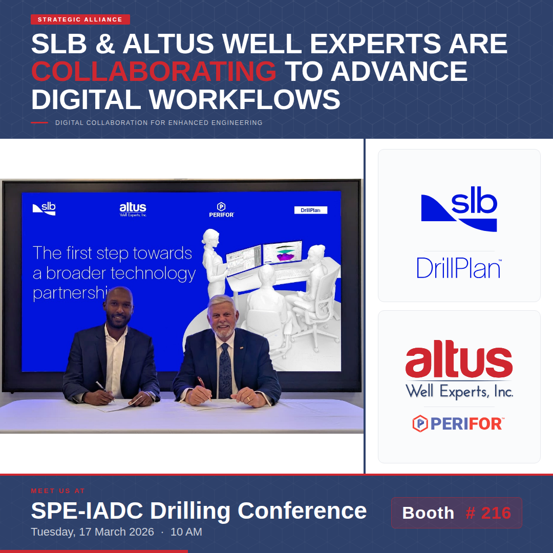 SLB &amp; Altus Well Experts are Collaborating to Advance Digital Workflows