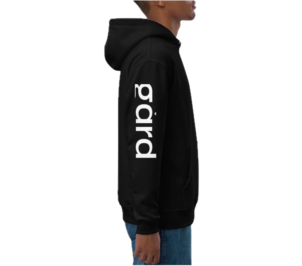 4 - Exclusive Sleeved Up Ramgard Hoodie, Black – premium organic tattoo hoodie from Mikael Ramgard’s private tattoo studio in Sydney.