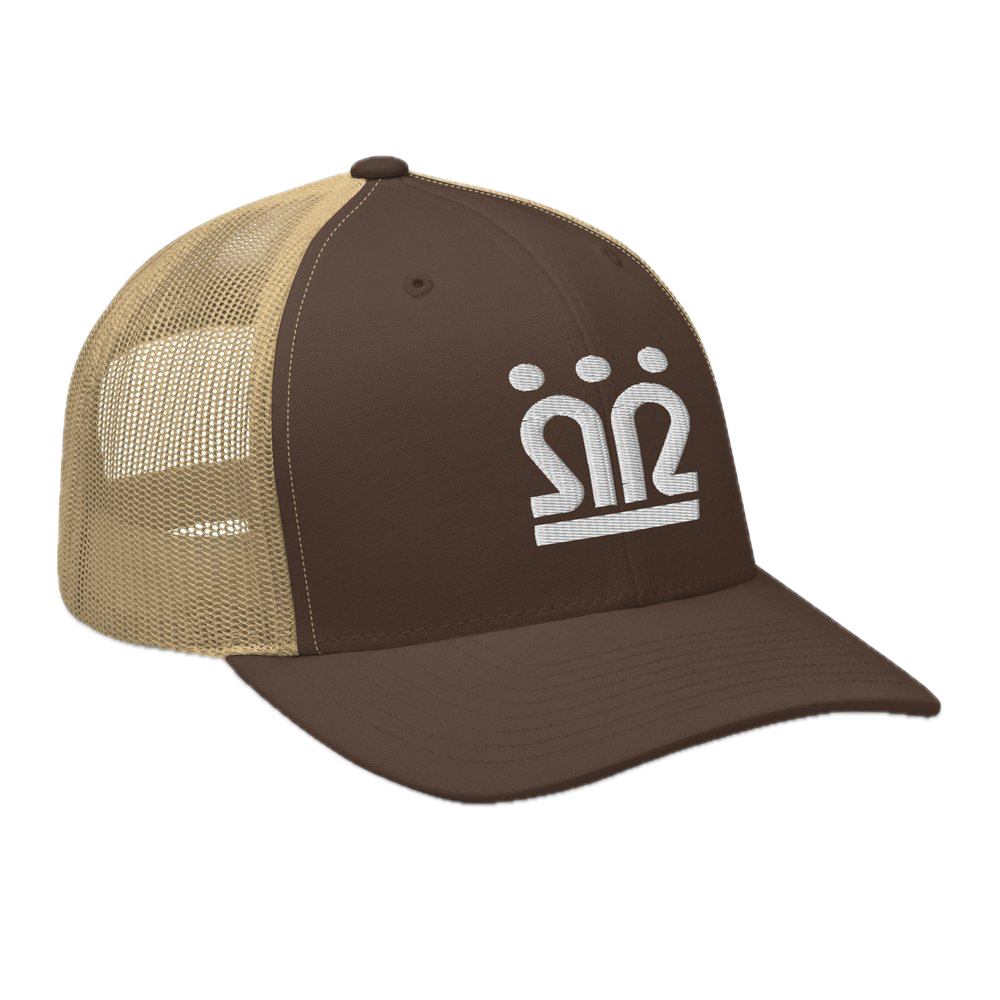 12 - Trucker Cap, Brown Khaki – breathable mesh tattoo cap from Mikael Ramgard’s private tattoo studio in Sydney.
