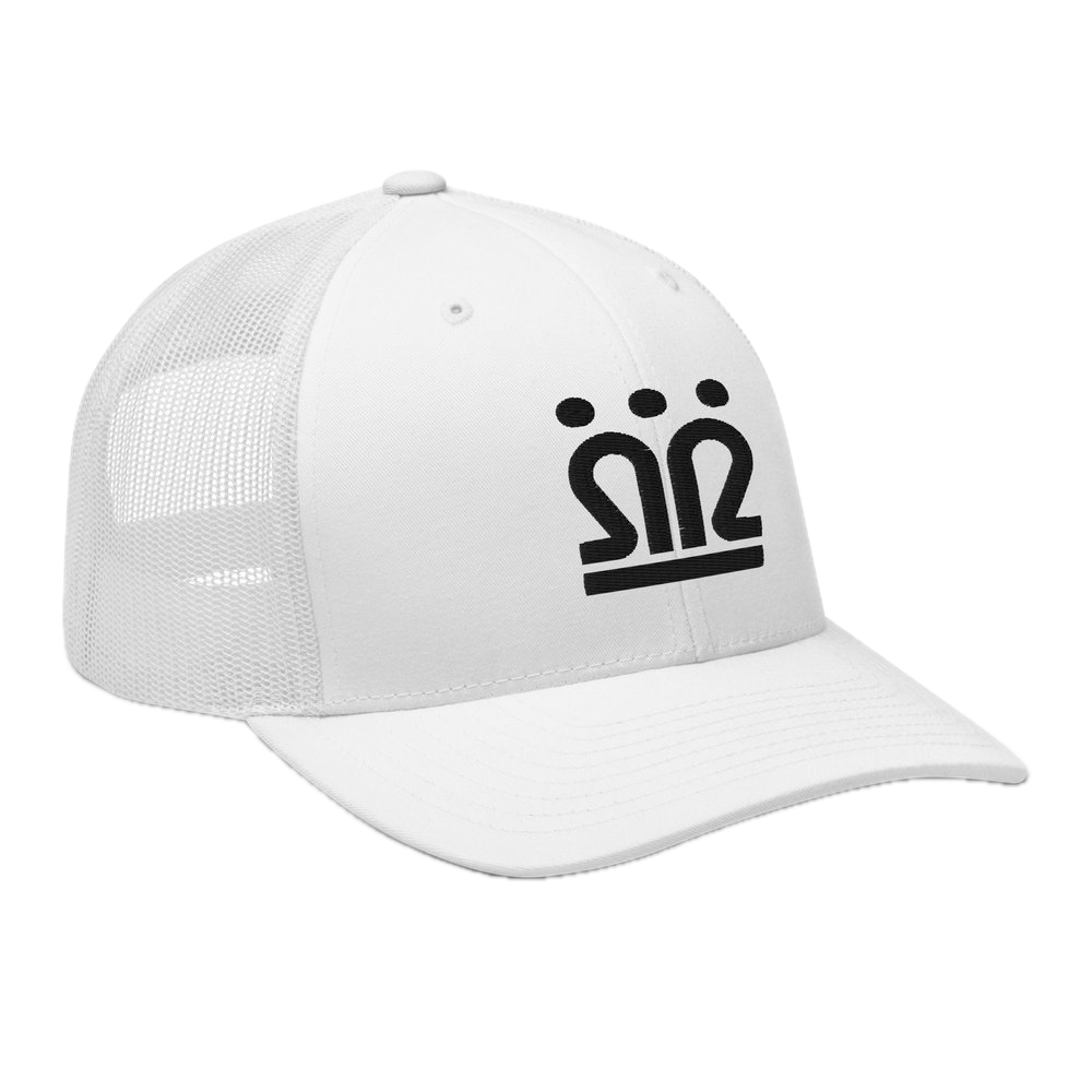 32 - Trucker Cap, White – breathable mesh tattoo cap from Mikael Ramgard’s private tattoo studio in Sydney.