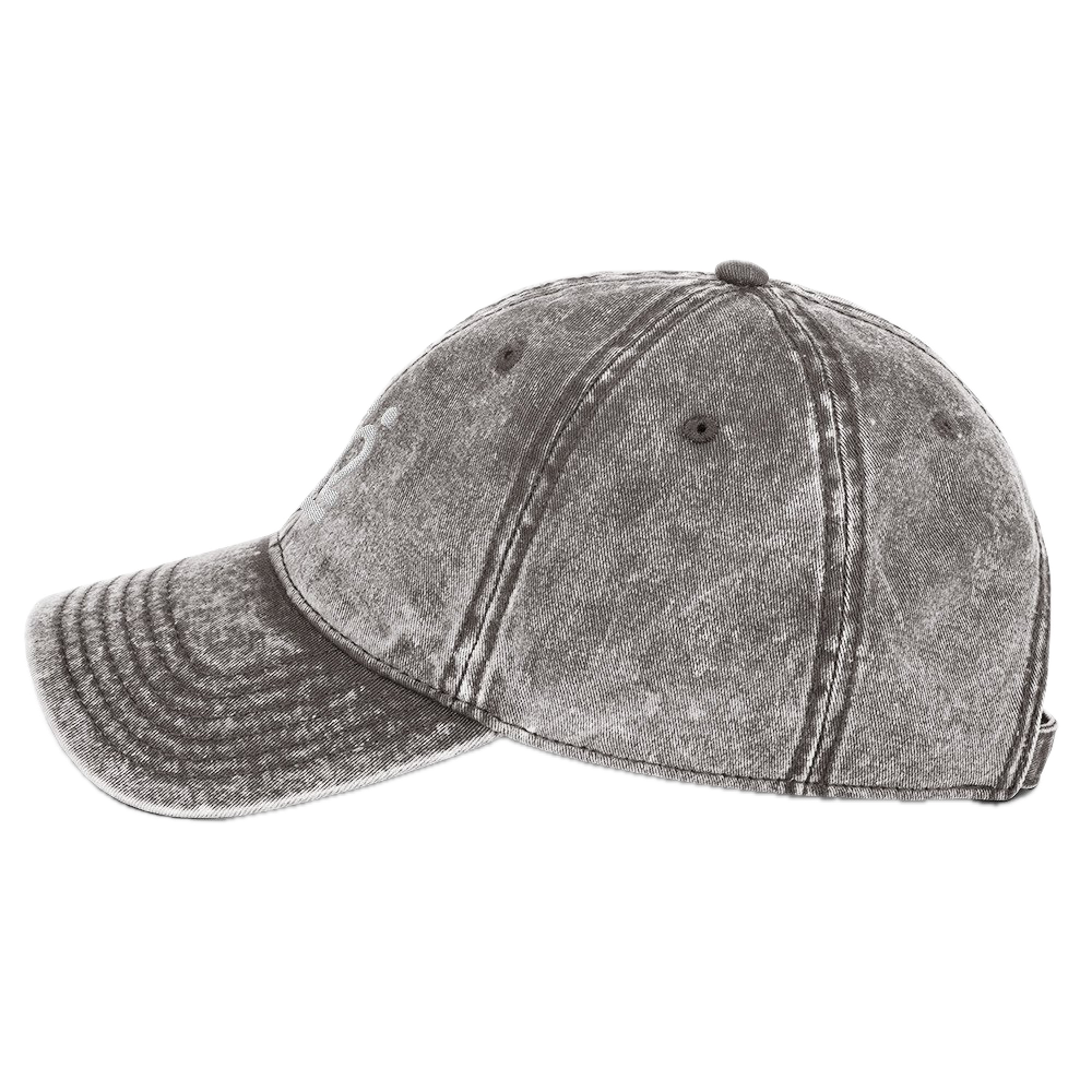 15 - Vintage Cap, Grey – embroidered tattoo cap from Mikael Ramgard’s private tattoo studio in Sydney.
