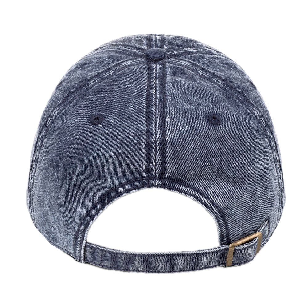 6 - Vintage Cap, Blue – embroidered tattoo cap from Mikael Ramgard’s private tattoo studio in Sydney.