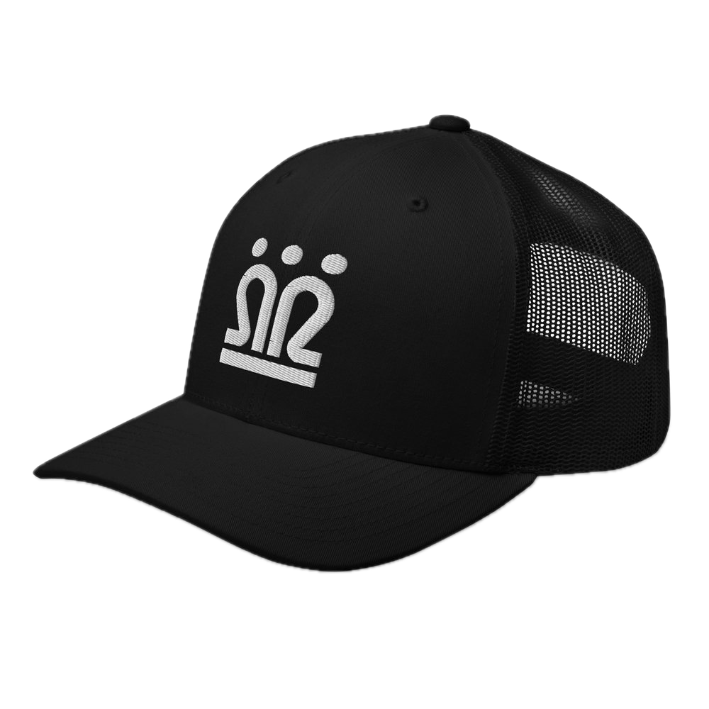 3 - Trucker Cap, Black – breathable mesh tattoo cap from Mikael Ramgard’s private tattoo studio in Sydney.