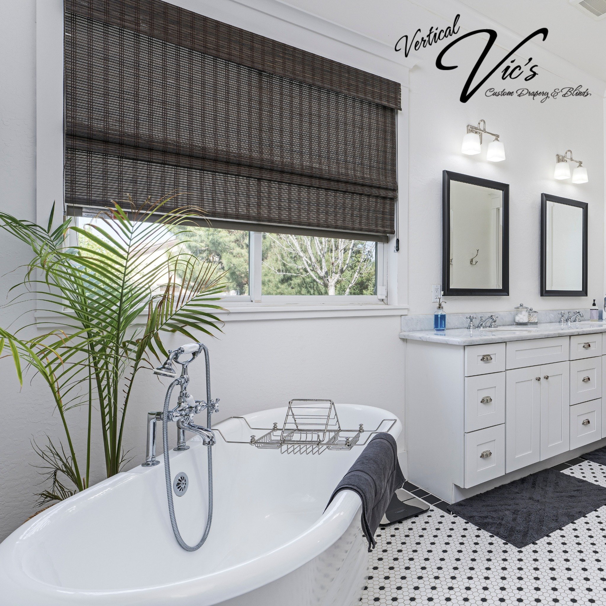 Elevate your master bathroom oasis with our exquisite window treatments! Discover the perfect blend of privacy, style, and functionality with options from Vertical Vic&rsquo;s 🛁Whether you crave the elegance of sheer shades or the moisture-resistant