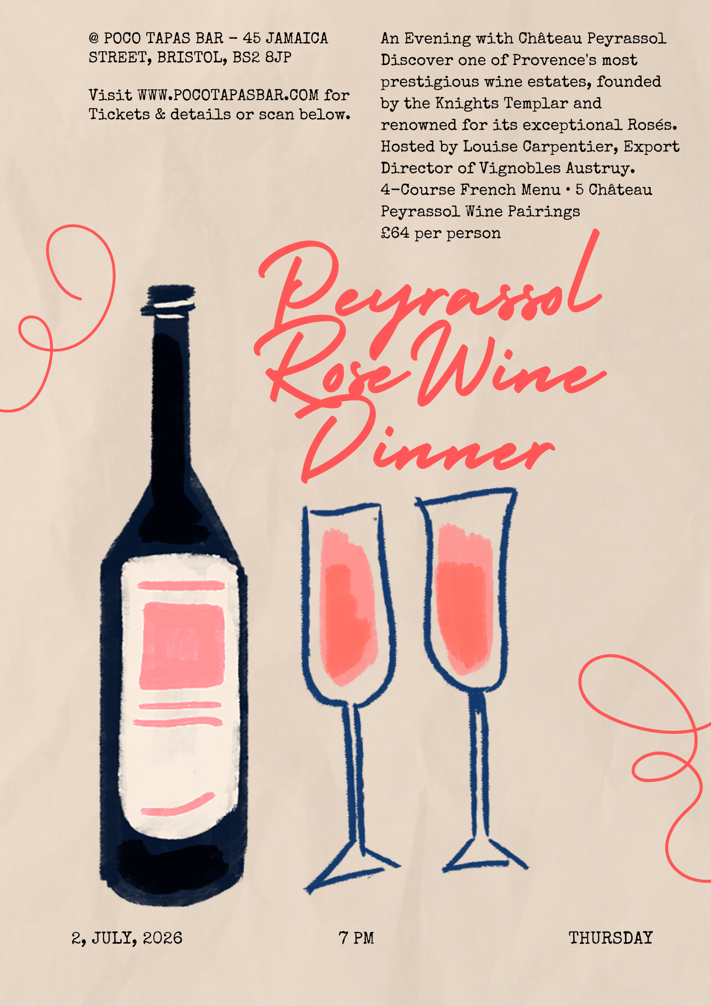 Château Peyrassol Rosé Wine Dinner