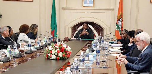 Roundtable meeting with H.E. Hakainde Hichilema, President of the Republic of Zambia