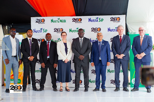 Commissioning of 260 Brands new plant-based milk factory in Lusaka