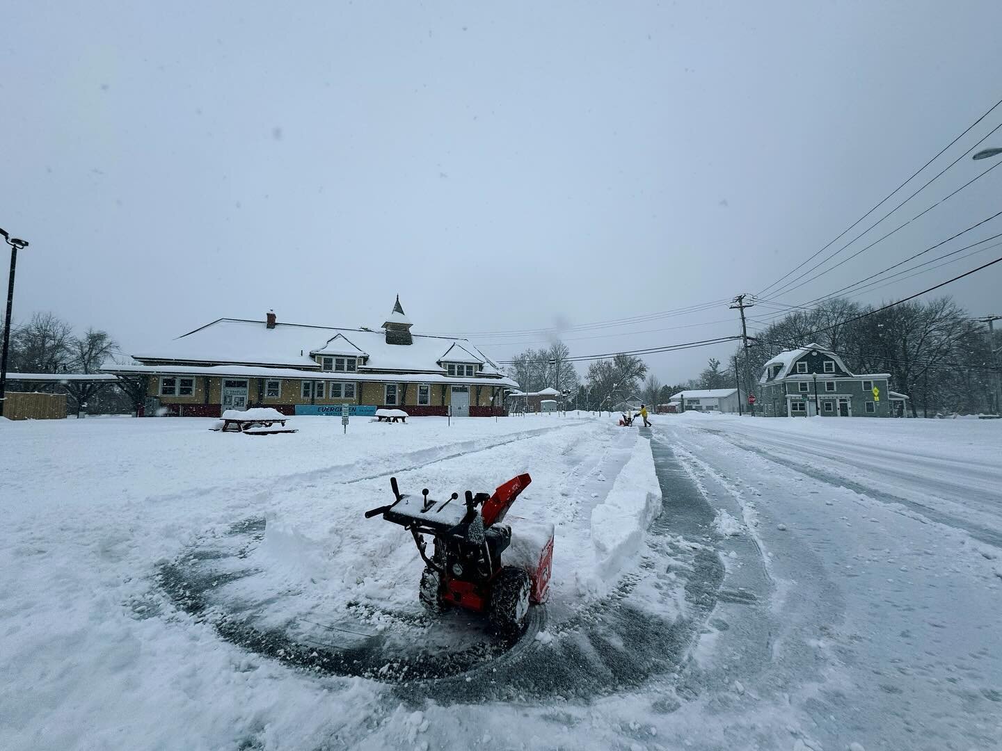 Not much fun out there today. We&rsquo;ll have everything cleared so we can open tomorrow, but don&rsquo;t be surprised if we&rsquo;re moving a little slower than usual.