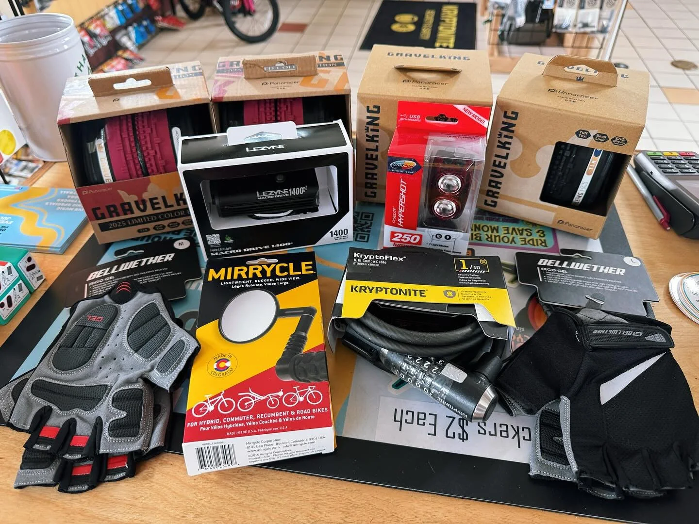 Some of the products from this week&rsquo;s re-stock order.