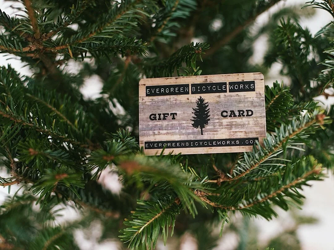 It&rsquo;s gift card season! Grab one for all of your friends with winter birthdays, as holiday gifts and stocking stuffers, or for yourself to use for service in the spring if you don&rsquo;t plan to bring your bike in this fall or winter.

Gift car
