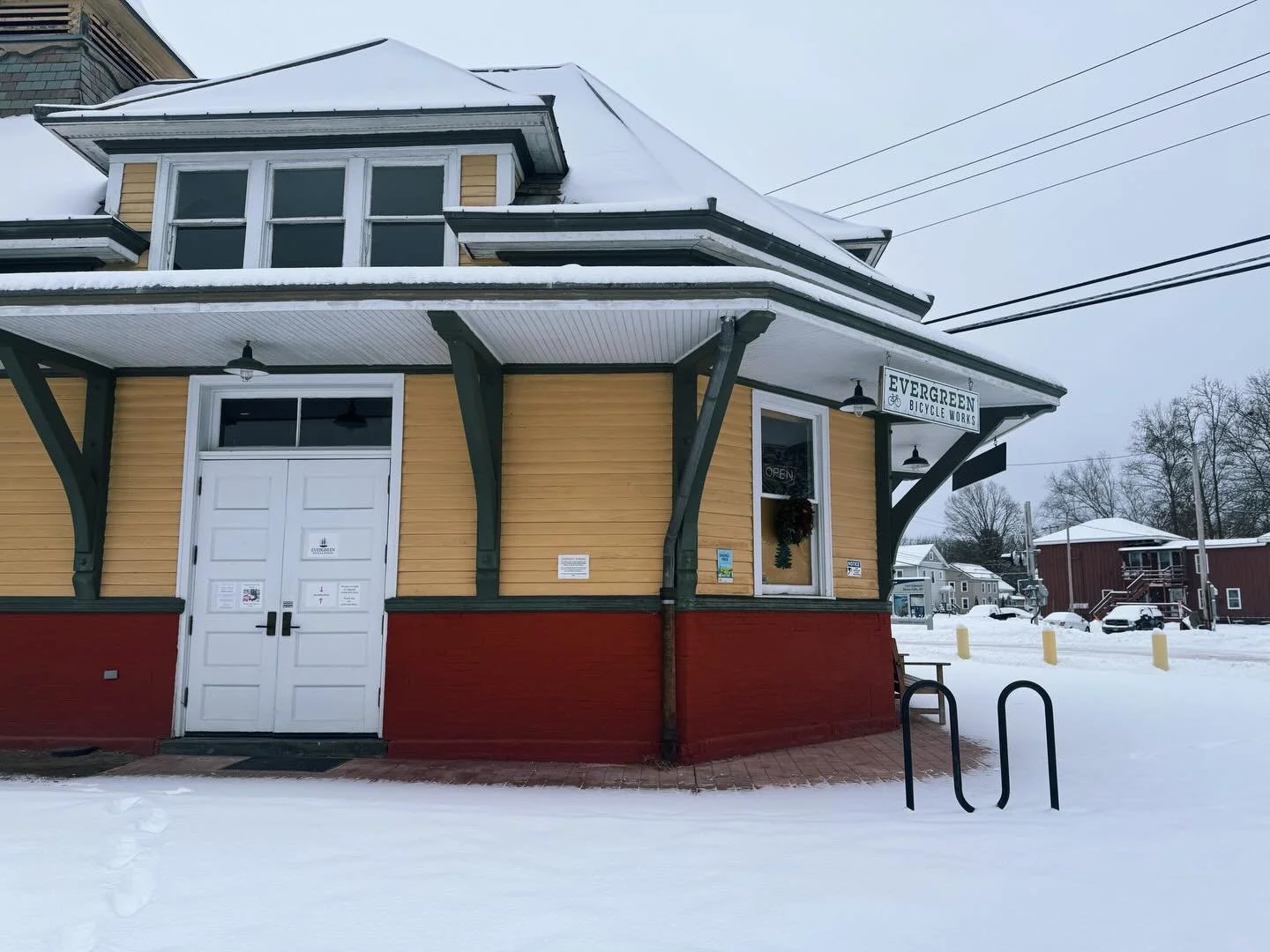 We&rsquo;re going to need some extra time to clear the snow this morning, so we&rsquo;ll be opening at Noon. See you then!