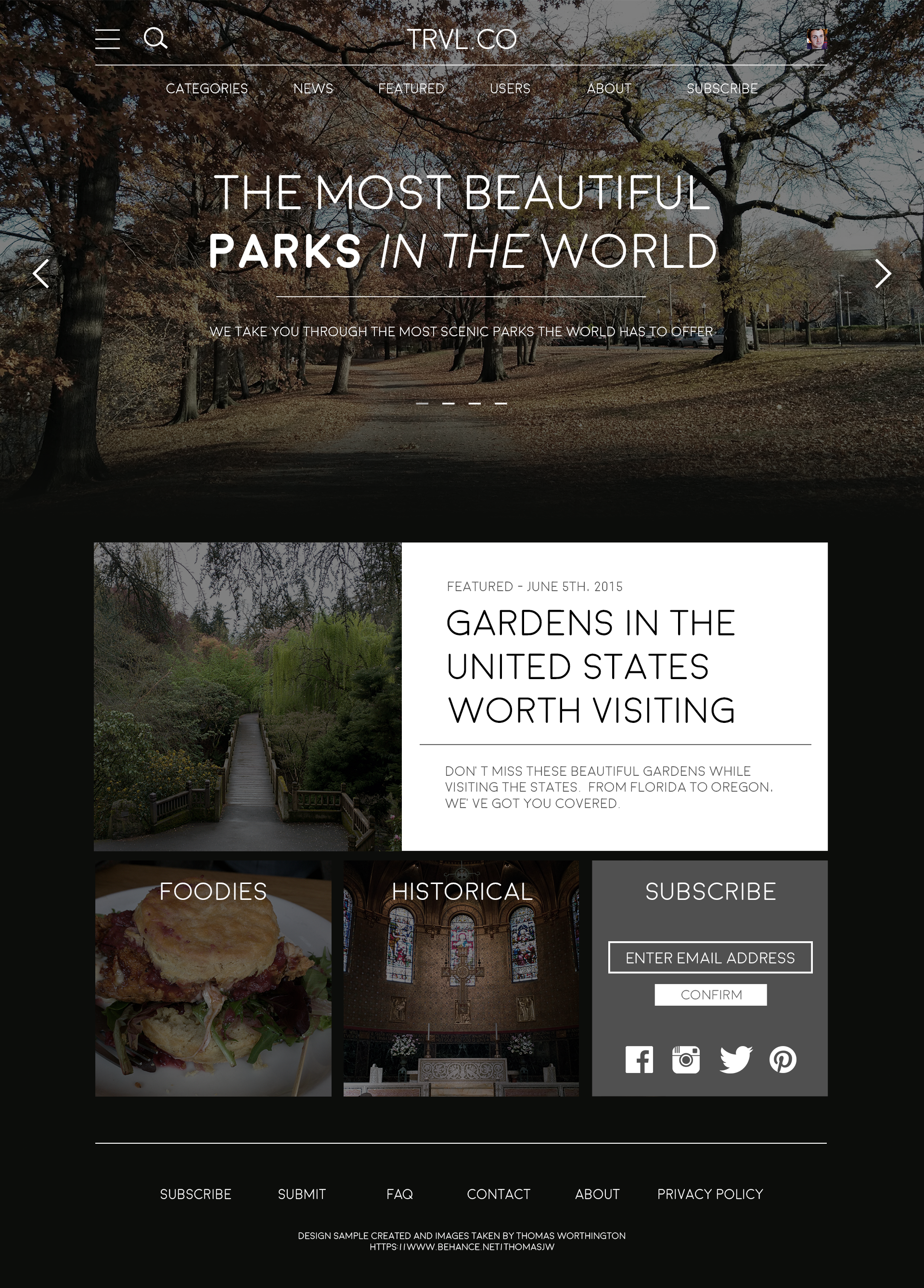 TRVL.CO Homepage
