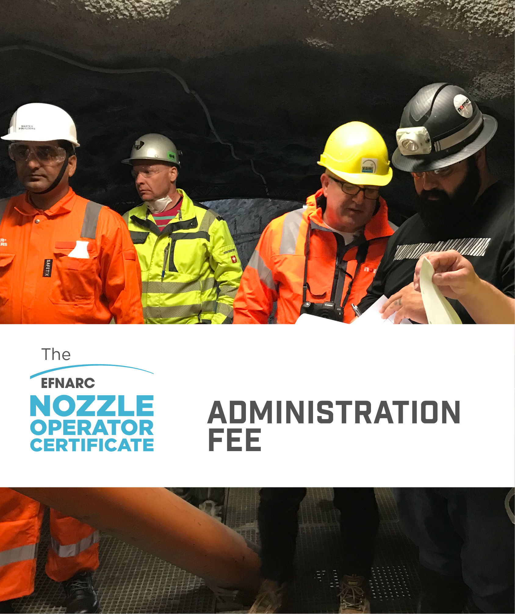 Administration Fee - EFNARC Nozzle Operator Certificate