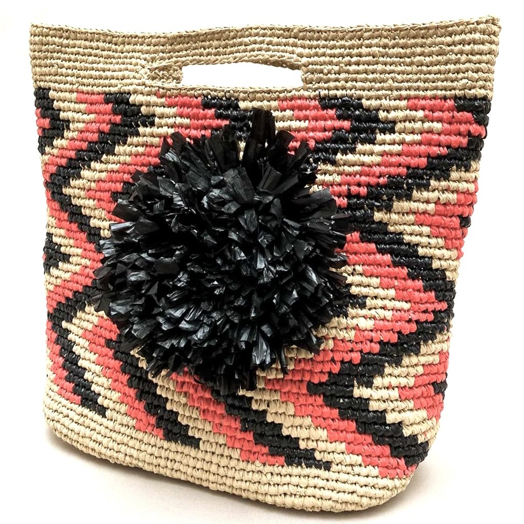 Ziggy handwoven crochet clutch bag handbag holiday bag