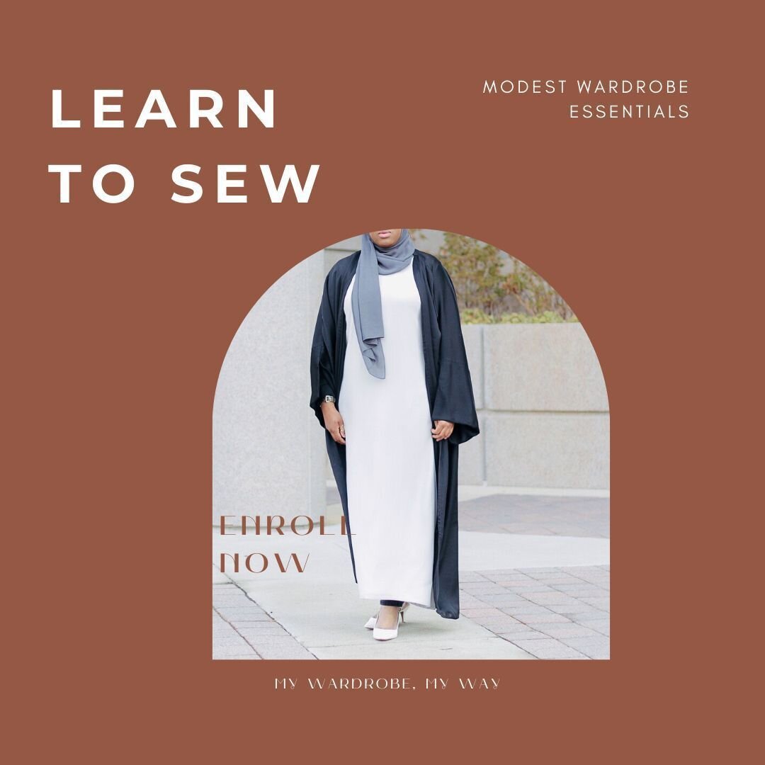 MODEST WARDROBE ESSENTIALS SERIES: ⠀
LEARN TO SEW THE SLEEVELESS MAXI DRESS COURSE⠀
⠀
⠀
⠀
Learn the essential skills for sewing your own modest wardrobe, starting with the sleeveless maxi dress course.  This course is a detailed step-by-step video tu