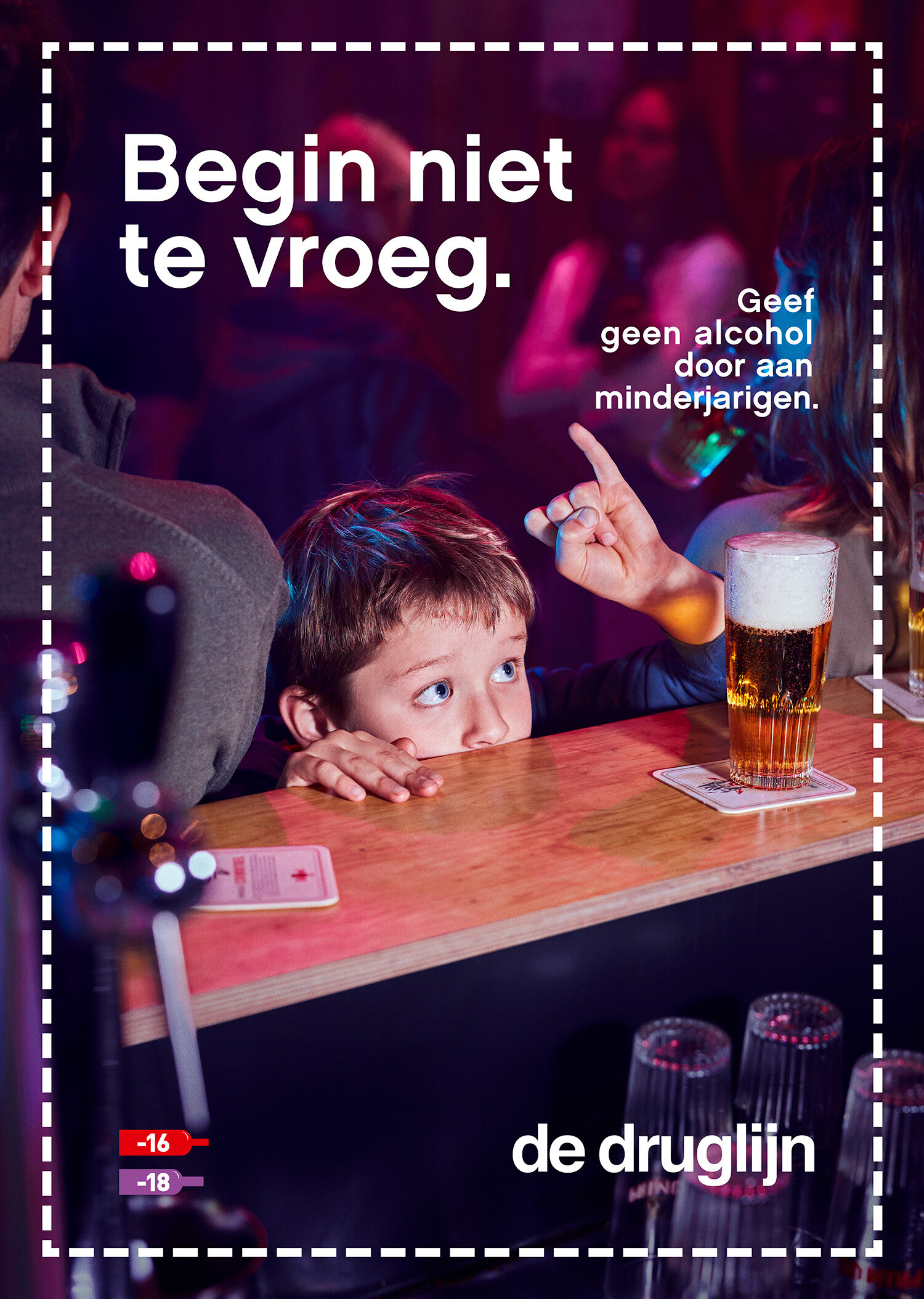  Client: Druglijn Agency: Duval Guillaume Art Direction: Maxime Van Parys 