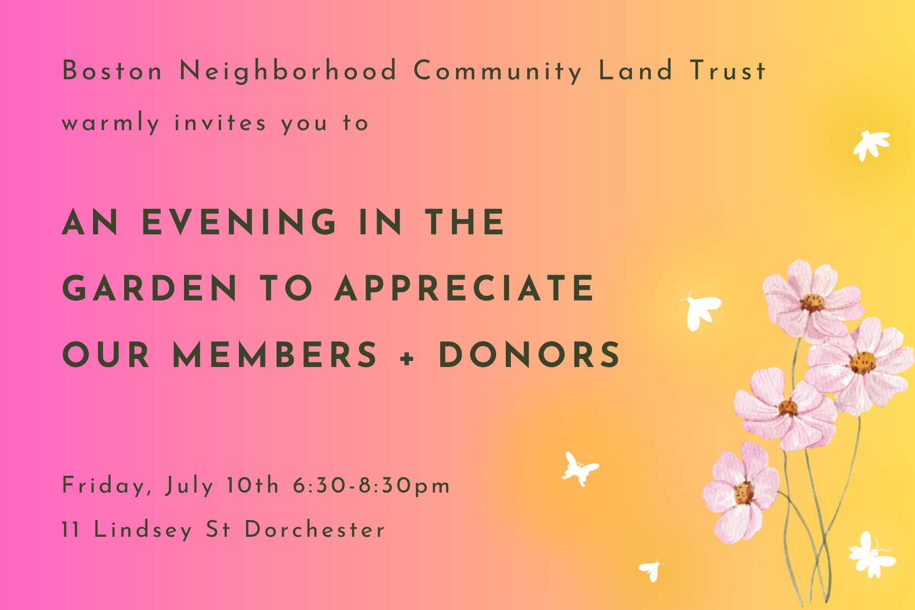 An Evening in the Garden (July 10th)