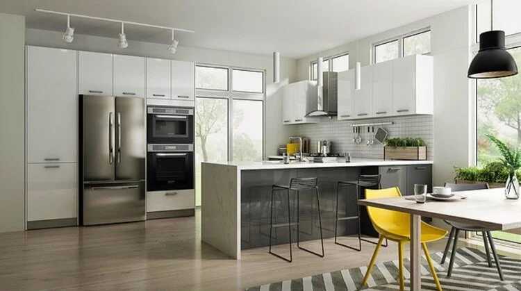 Gloss Grey, Gloss White. 