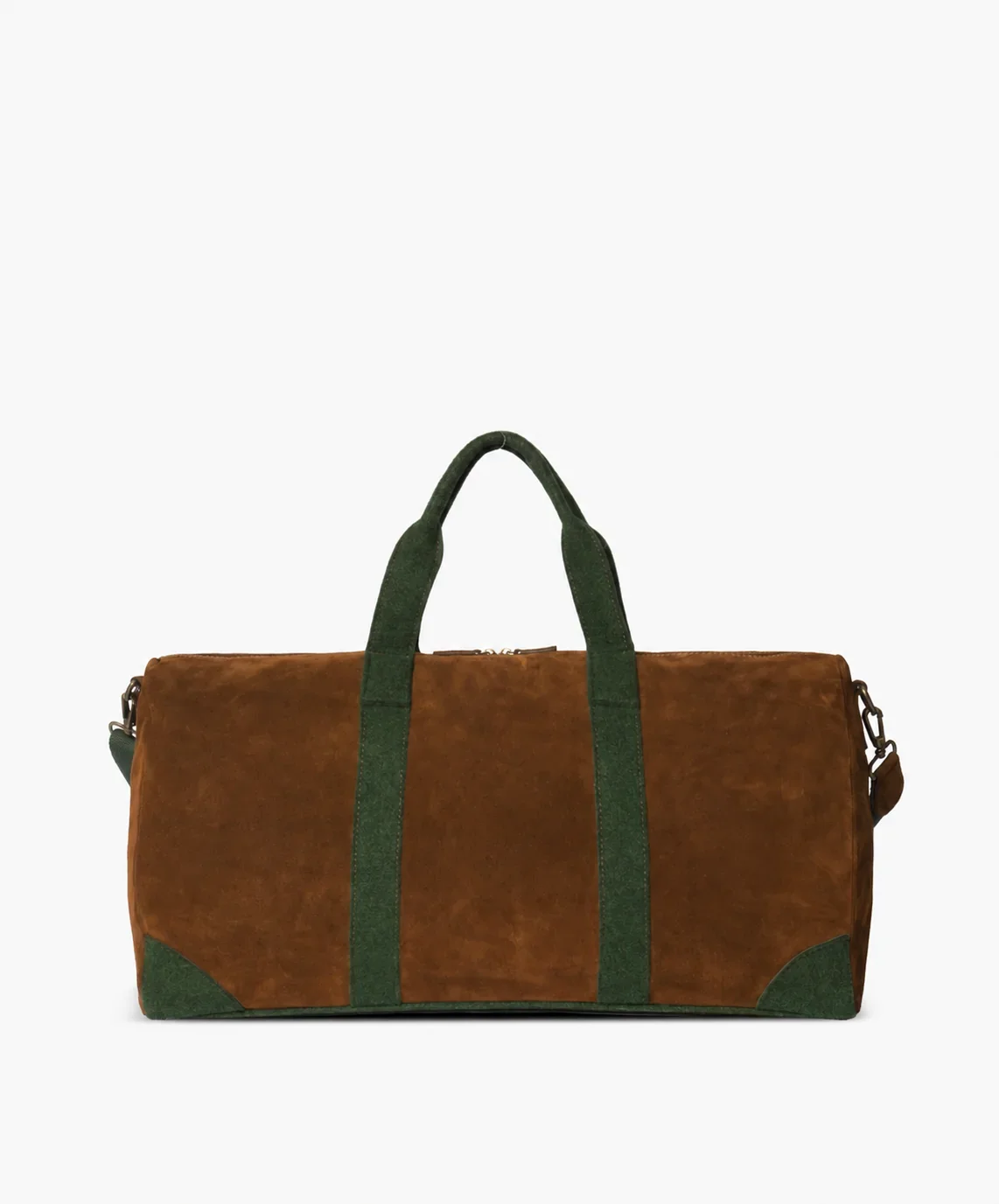 Boston Duffel Bag Large Felt in Suede/Blue or Green