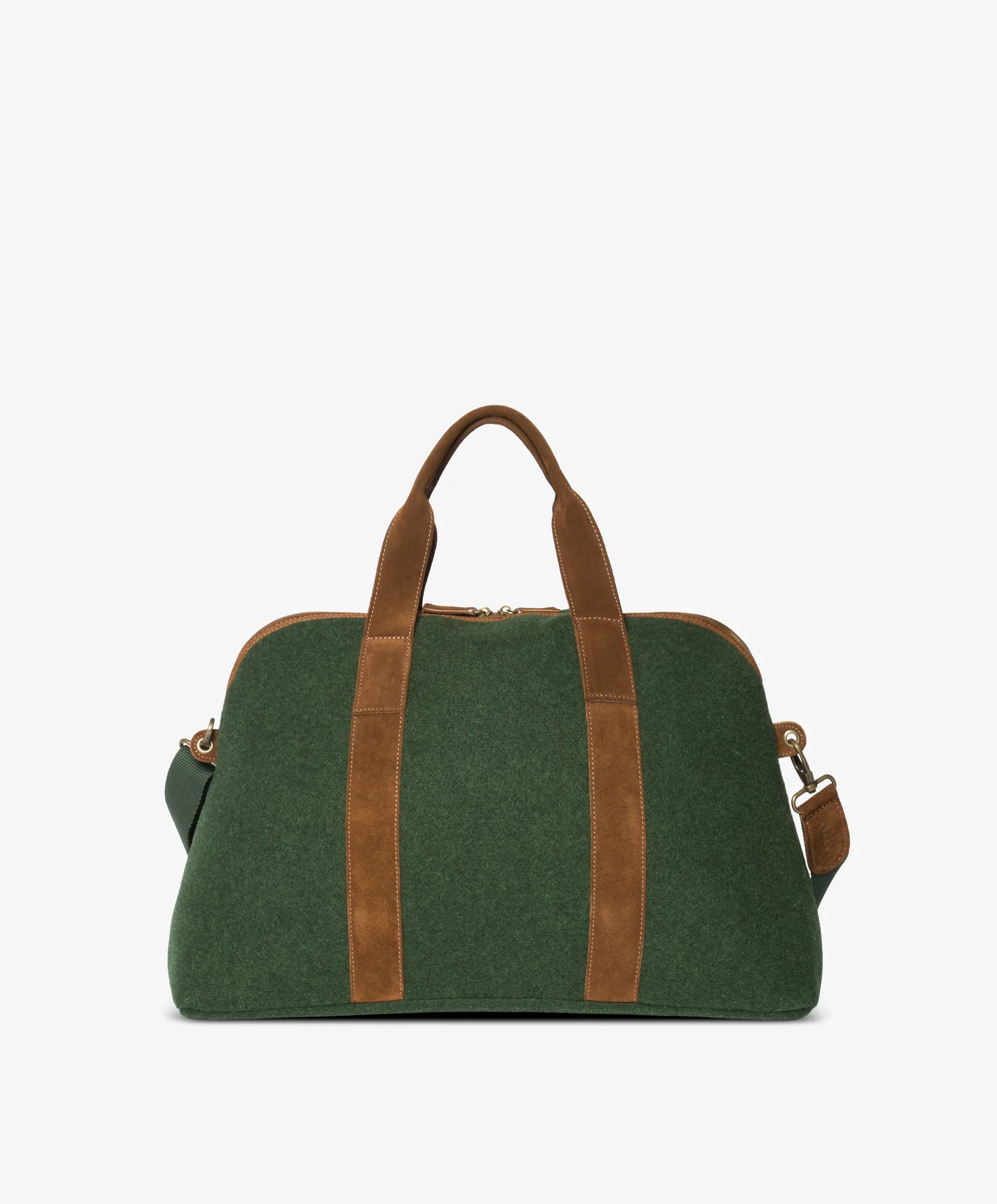 London Duffel Bag Felt - Large in Green/ Blue