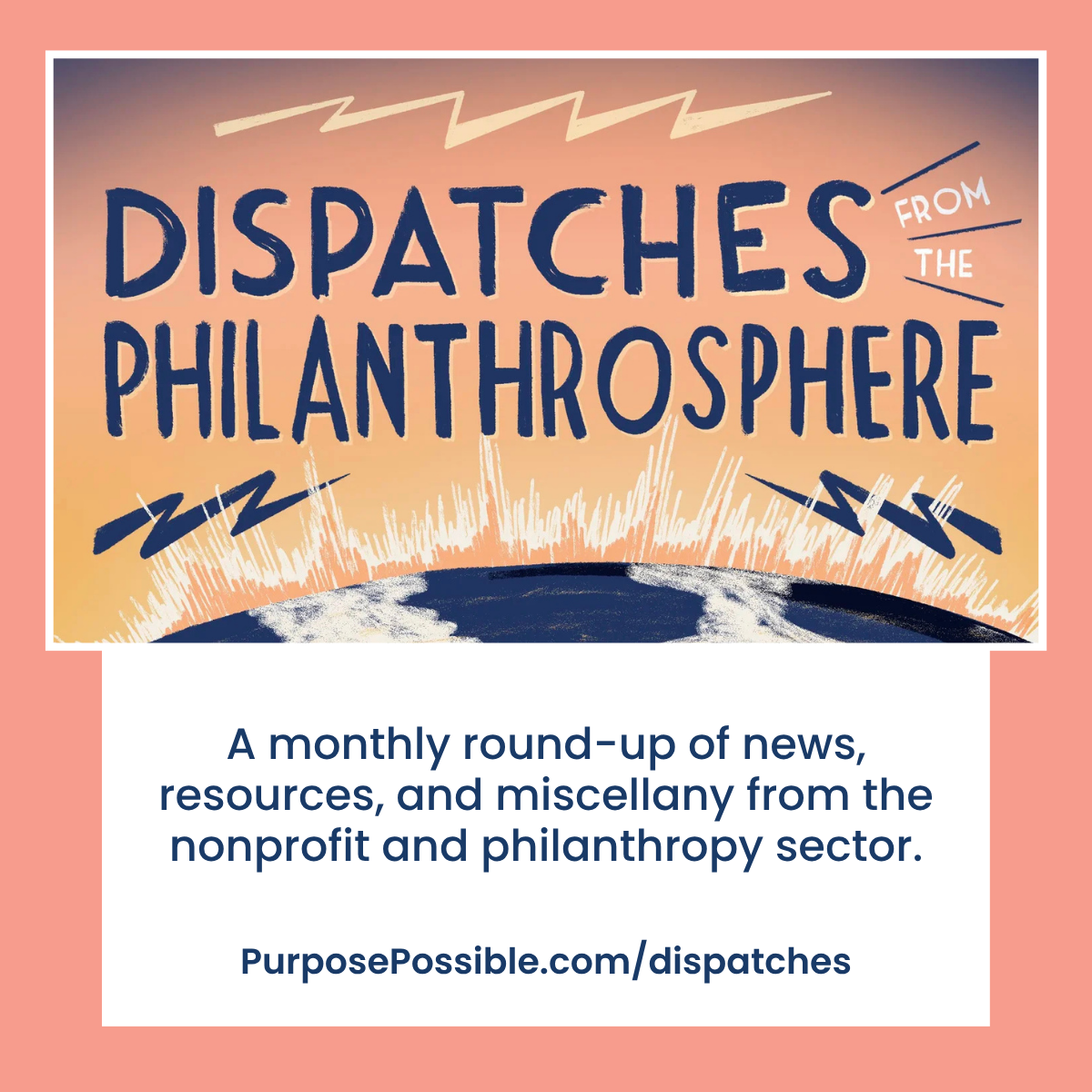 The Philanthrosphere: Re-visioning the traditional funding piechart